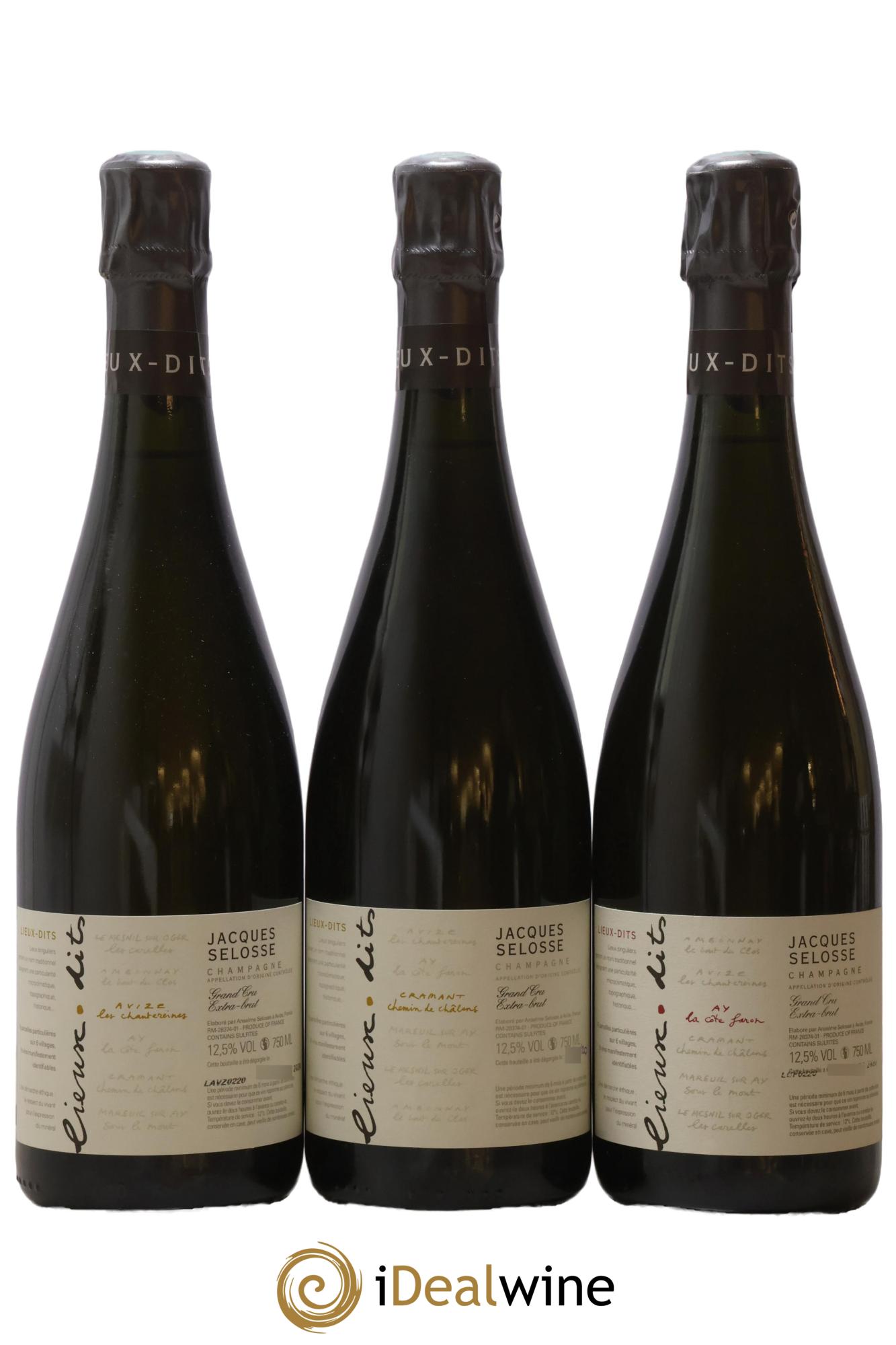 Caisse Collection Lieux-dits Jacques Selosse - Lot de 6 bouteilles - 2