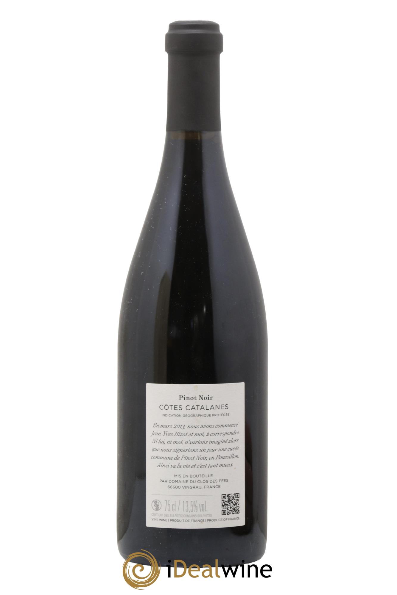 Côtes Catalanes Clos des Fées 100 Phrases pour éventails Hervé Bizeul 2022 - Lot de 1 bouteille - 2