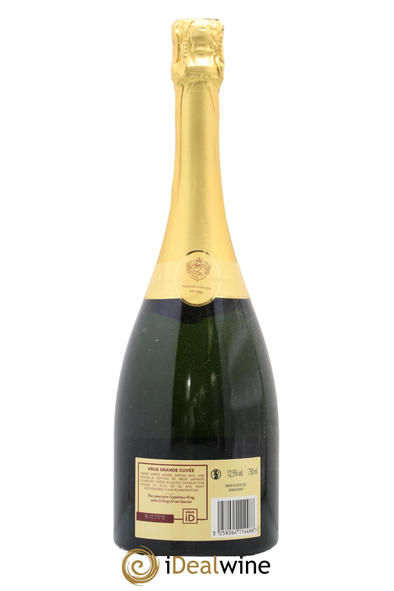 Grande Cuvée Brut - 171ème édition Krug 2023 - Lot de 1 bouteille - 1