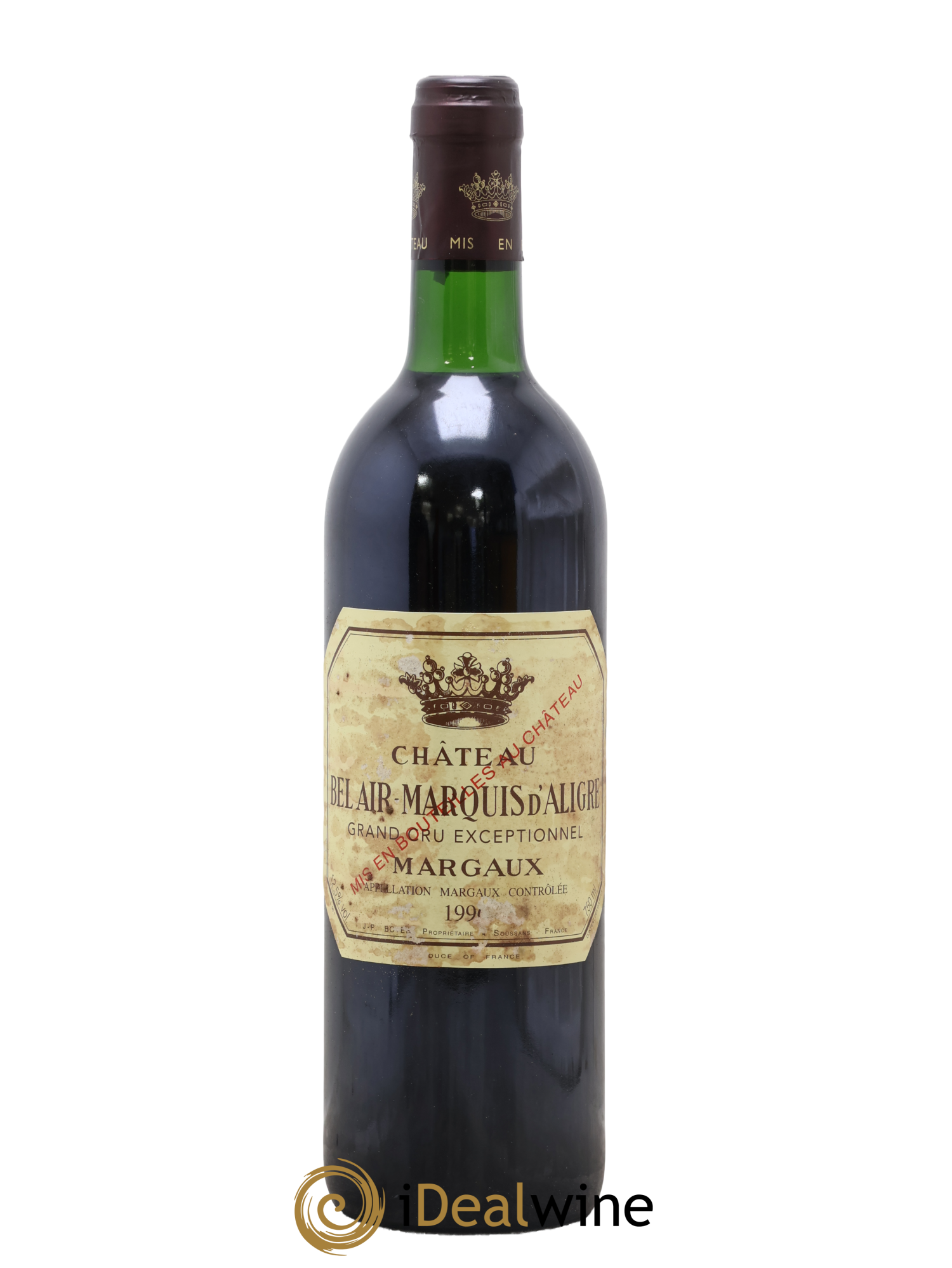 Château Bel Air Marquis d'Aligre 1996 - Lot de 1 bouteille - 0