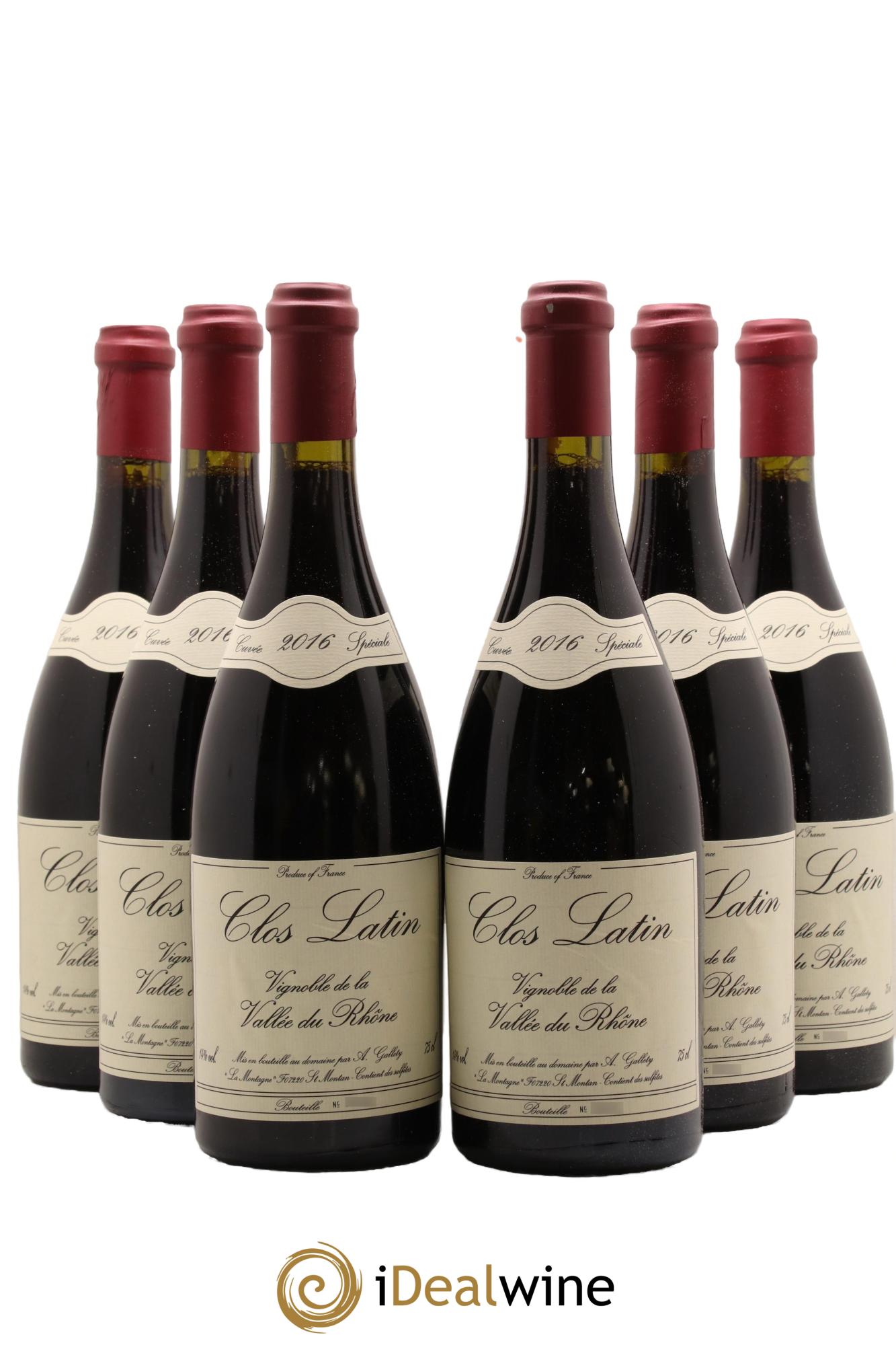 Côtes du Vivarais Clos Latin Gallety (Domaine) 2016 - Lot of 6 bottles - 0