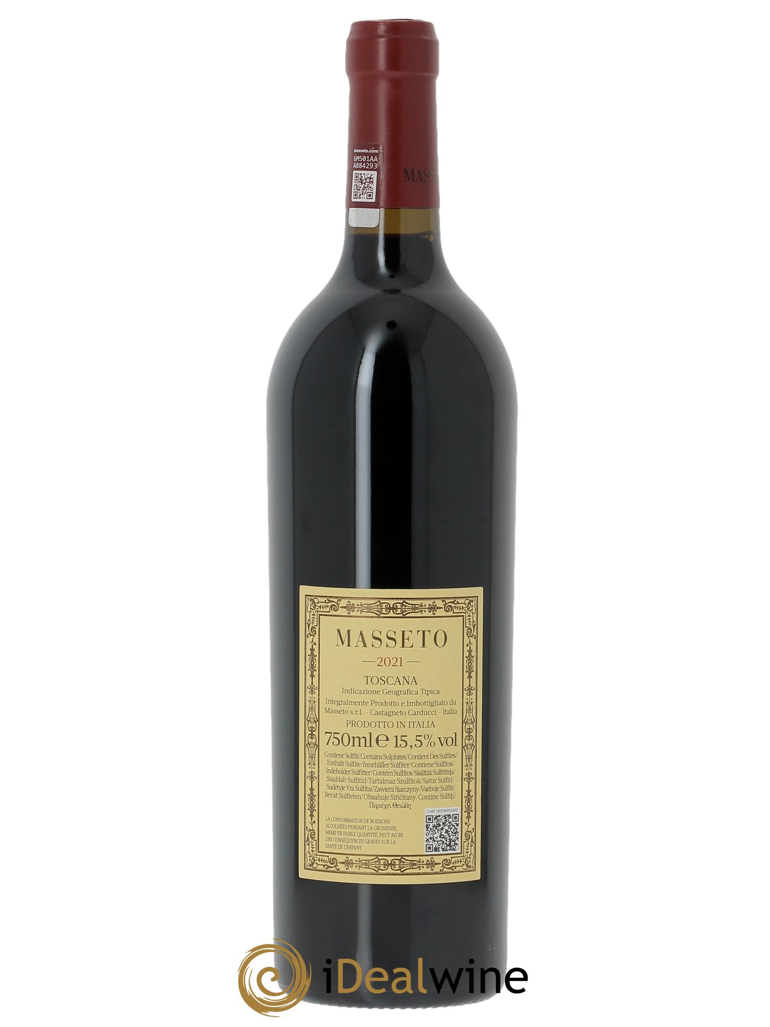 Toscana IGT Tenuta Dell'Ornellaia Masseto Frescobaldi 2021 - Lot of 1 bottle - 1