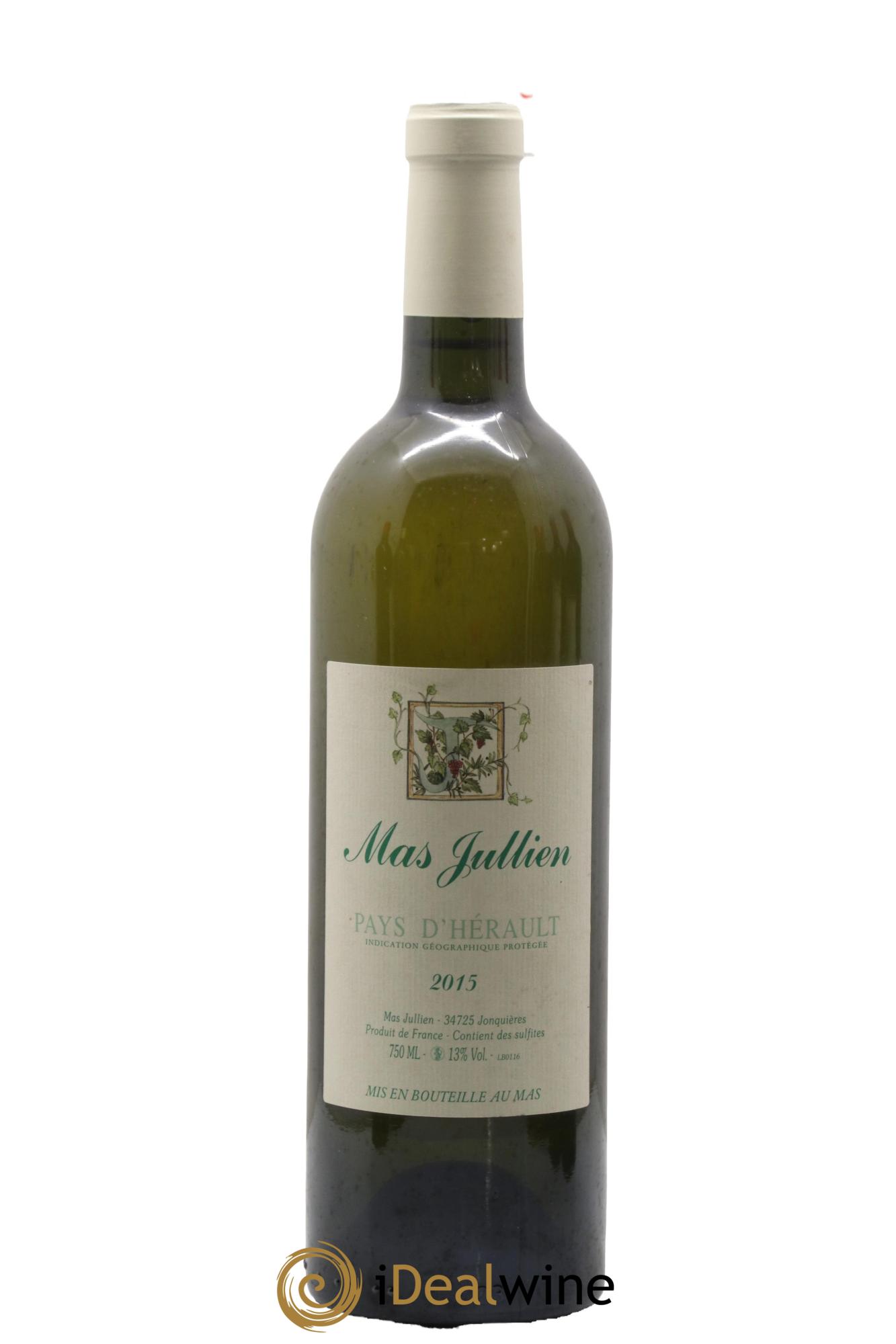 Pays d'Hérault Mas Jullien Olivier Jullien 2015 - Lot de 1 bouteille - 0