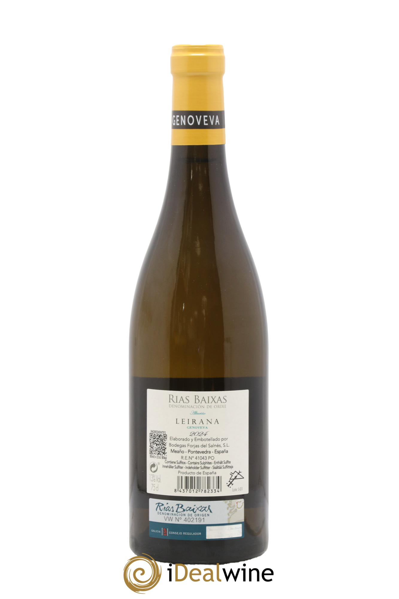 Rias Baixas DO Forjas del Salnés Leirana Genoveva 2024 - Lot de 1 bouteille - 1