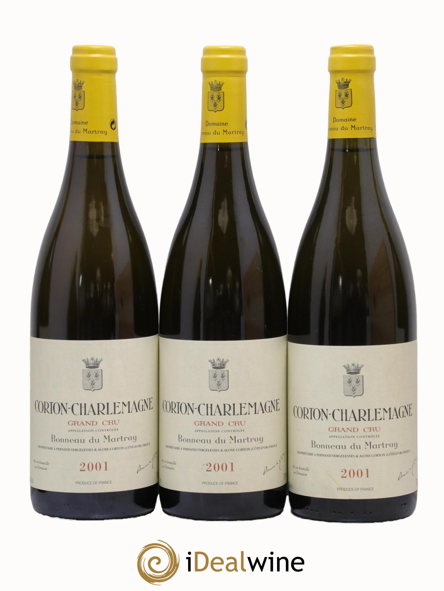 Corton-Charlemagne Grand Cru Bonneau du Martray (Domaine) 2001 - Lot de 6 bouteilles - 1