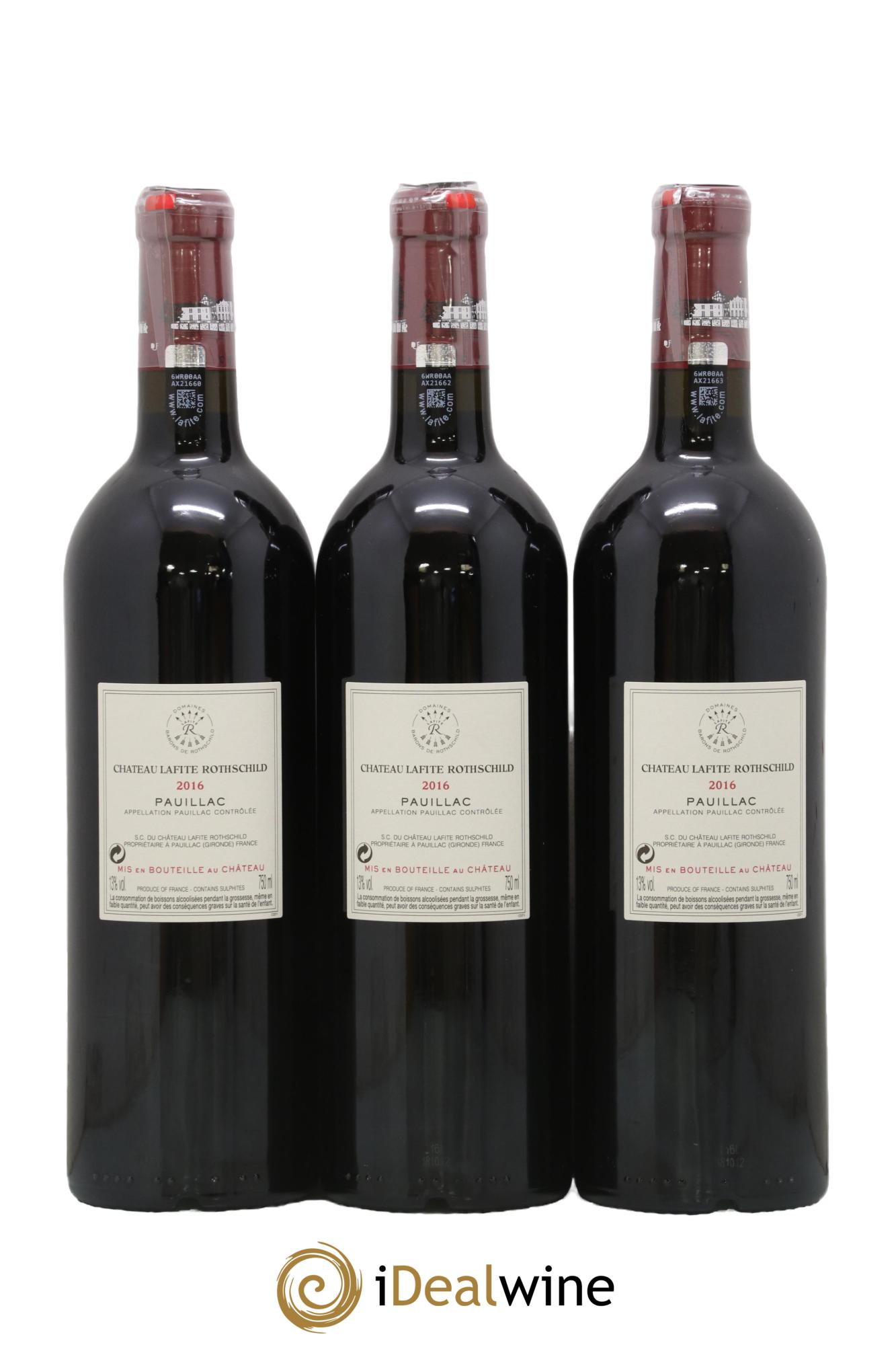 Château Lafite Rothschild 1er Grand Cru Classé 2016 - Lot of 6 bottles - 5