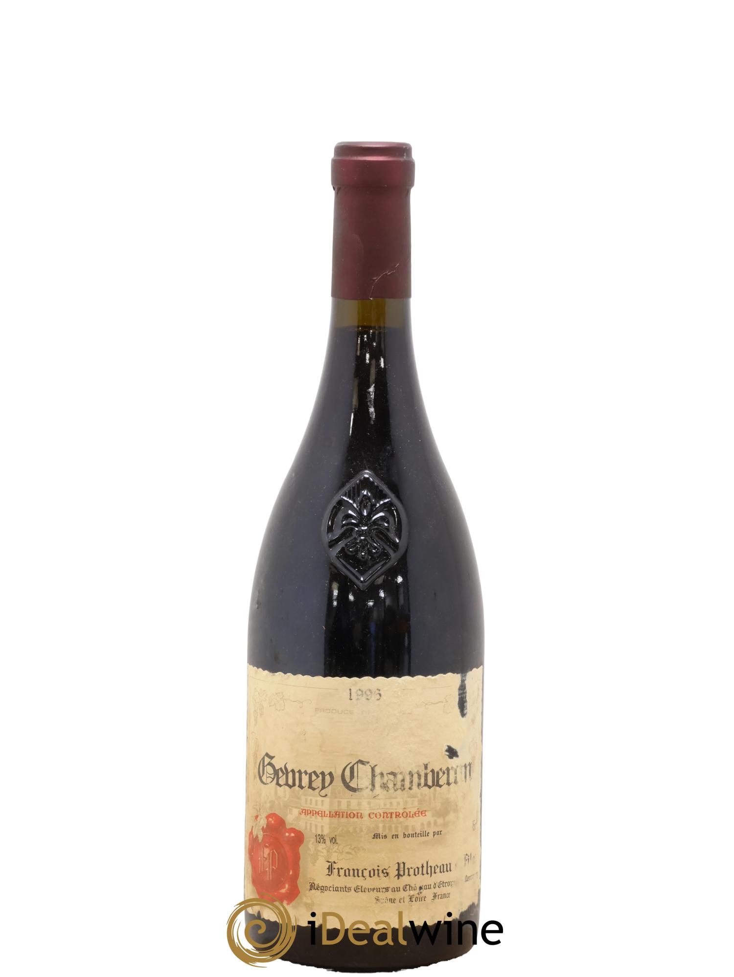 Gevrey-Chambertin François Protheau 1996 - Lot de 1 bouteille - 0
