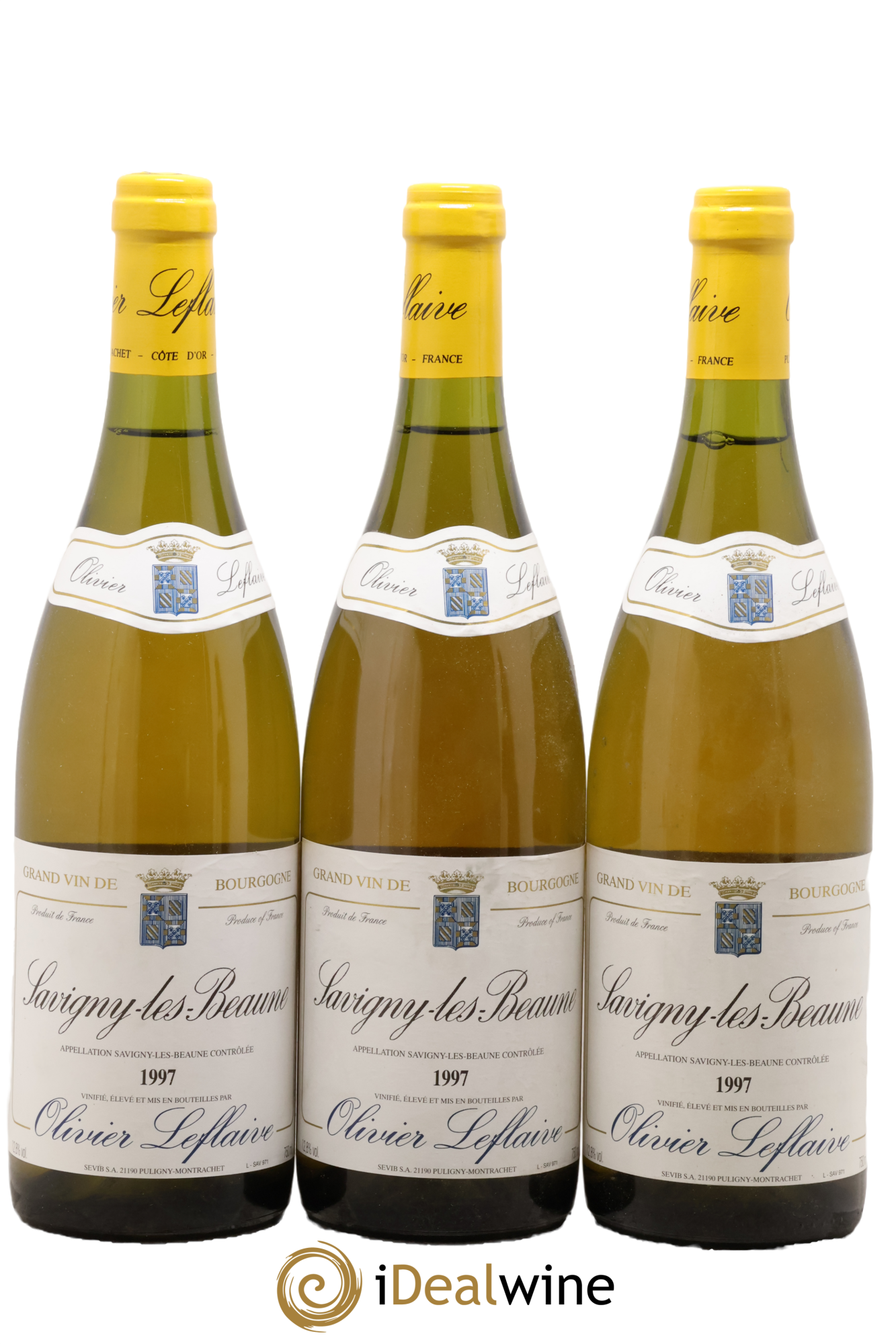 Savigny-lès-Beaune Olivier Leflaive 1997 - Lot de 3 bouteilles - 0