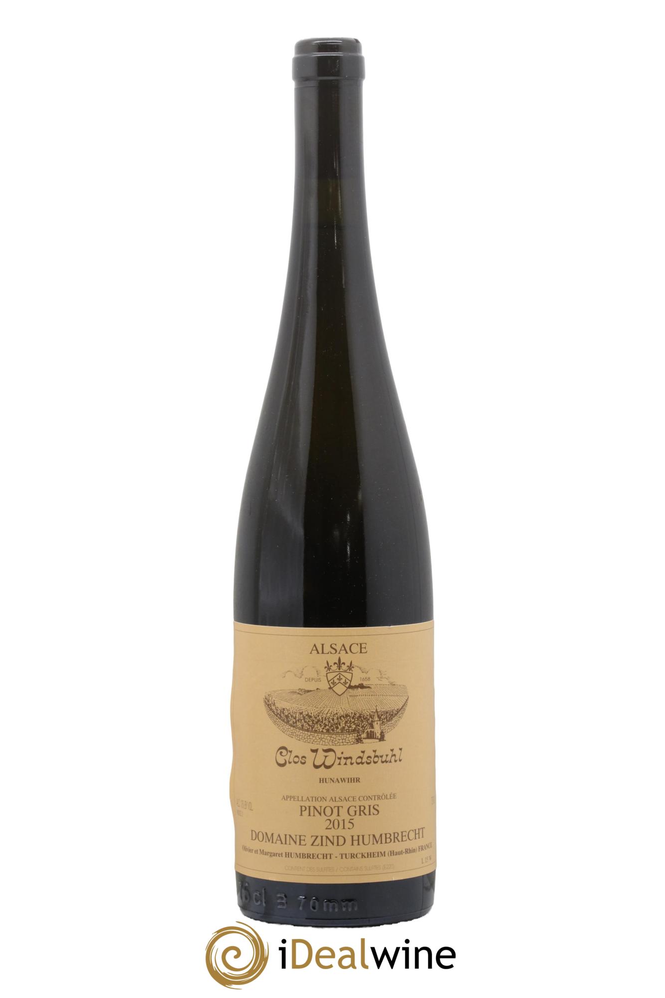 Alsace Pinot Gris Clos Windsbuhl Zind-Humbrecht (Domaine) 2015 - Posten von 1 Flasche - 0