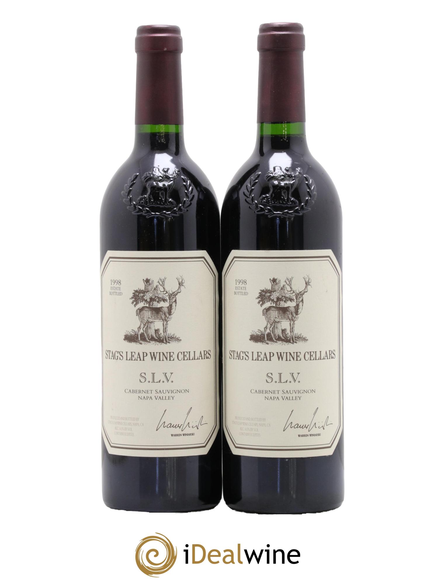 Napa Valley Stags Leap Wine Cellars S.L.V. 1998 - Lotto di 2 bottiglie - 0
