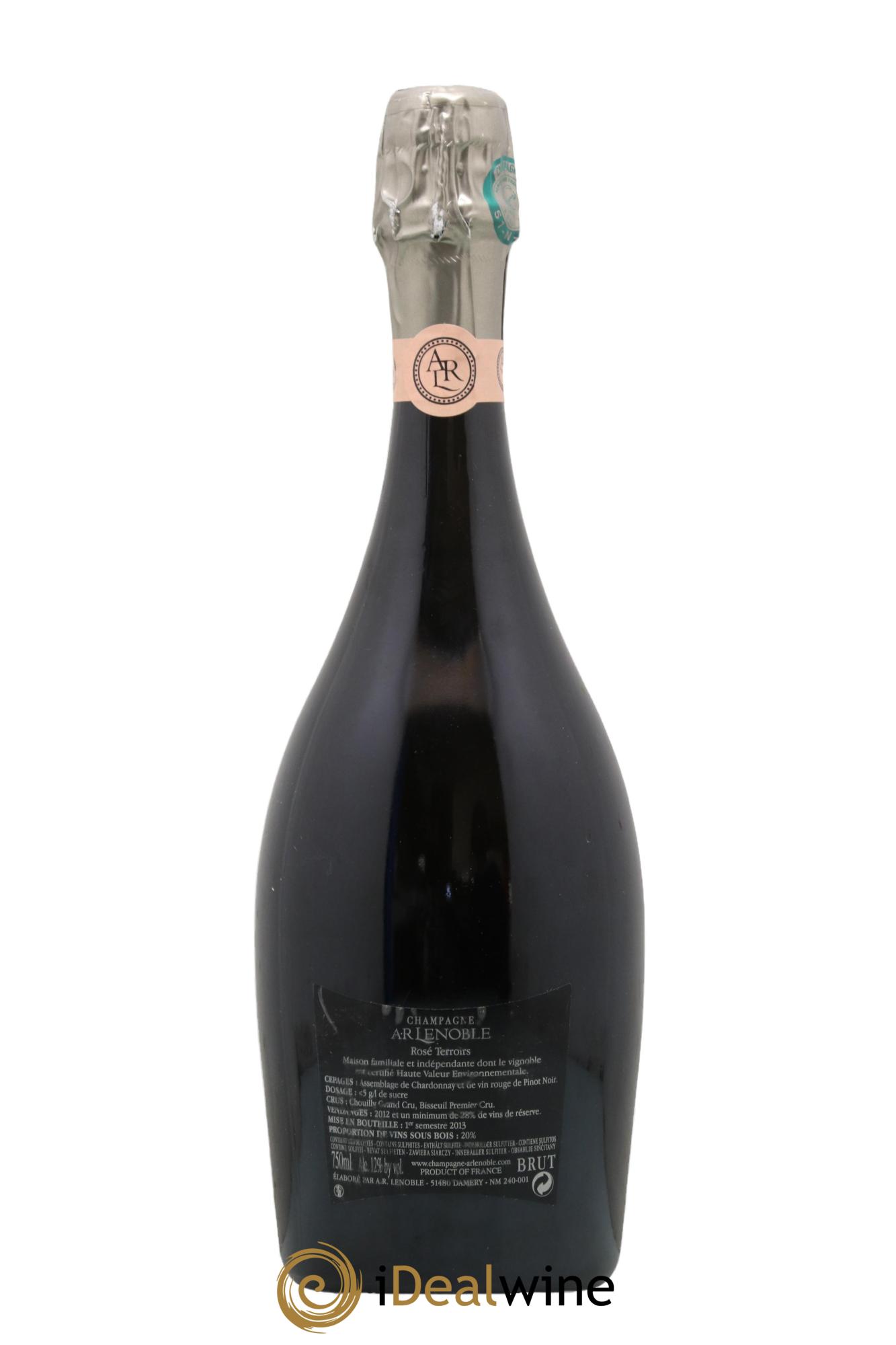 Champagne - A S Lenoble Rosé Terroirs - Lot de 1 bouteille - 1