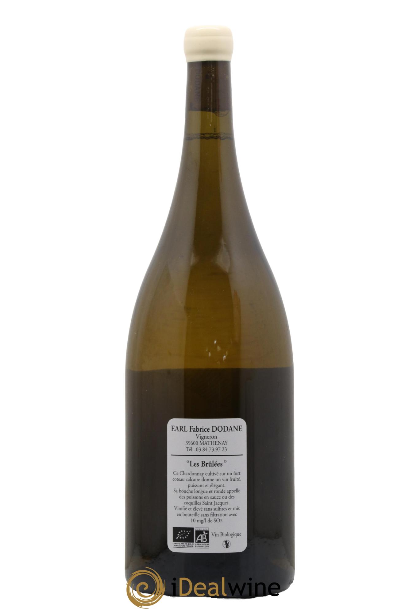 Arbois Chardonnay Les Brulées Saint-Pierre (Domaine) Fabrice Dodane 2020 - Lot de 1 magnum - 1