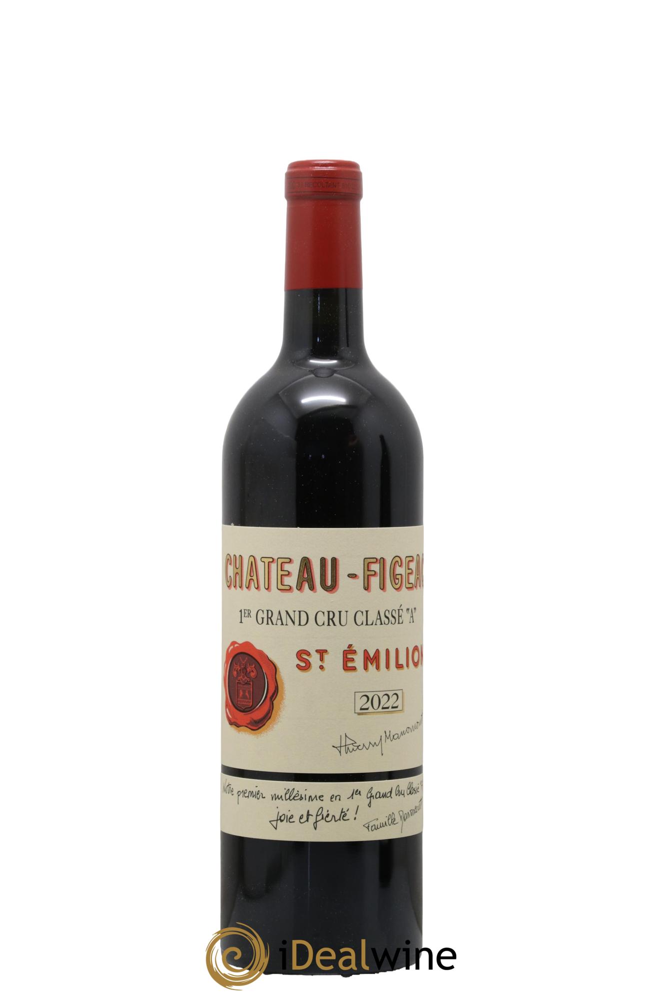 Château Figeac 1er Grand Cru Classé A 2022 - Lot de 1 bouteille - 0