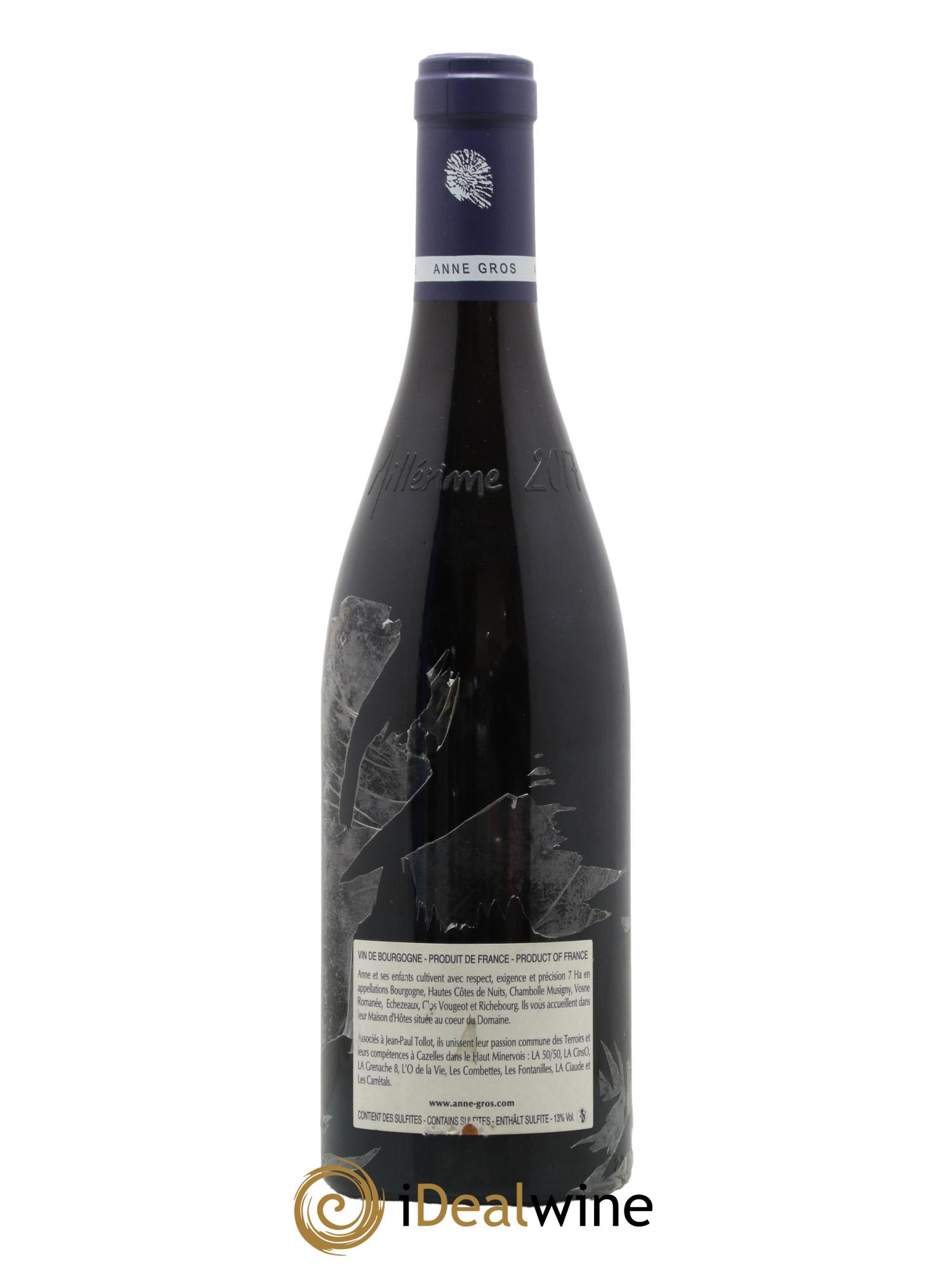 Clos de Vougeot Grand Cru Le Grand Maupertui Anne Gros 2017 - Posten von 1 Flasche - 1