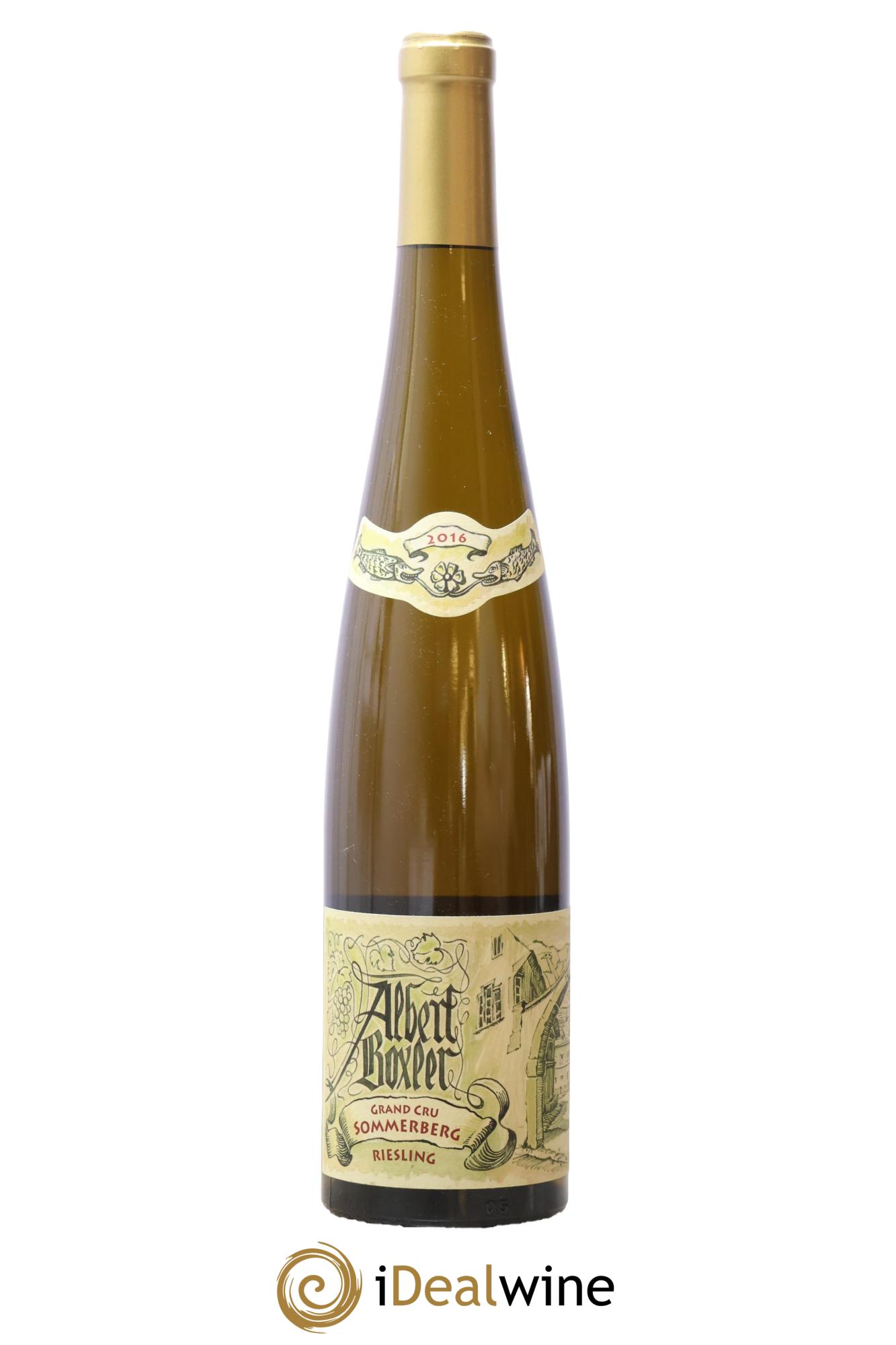 Alsace Riesling Grand Cru Sommerberg D Albert Boxler 2016 - Lot de 1 bouteille - 0