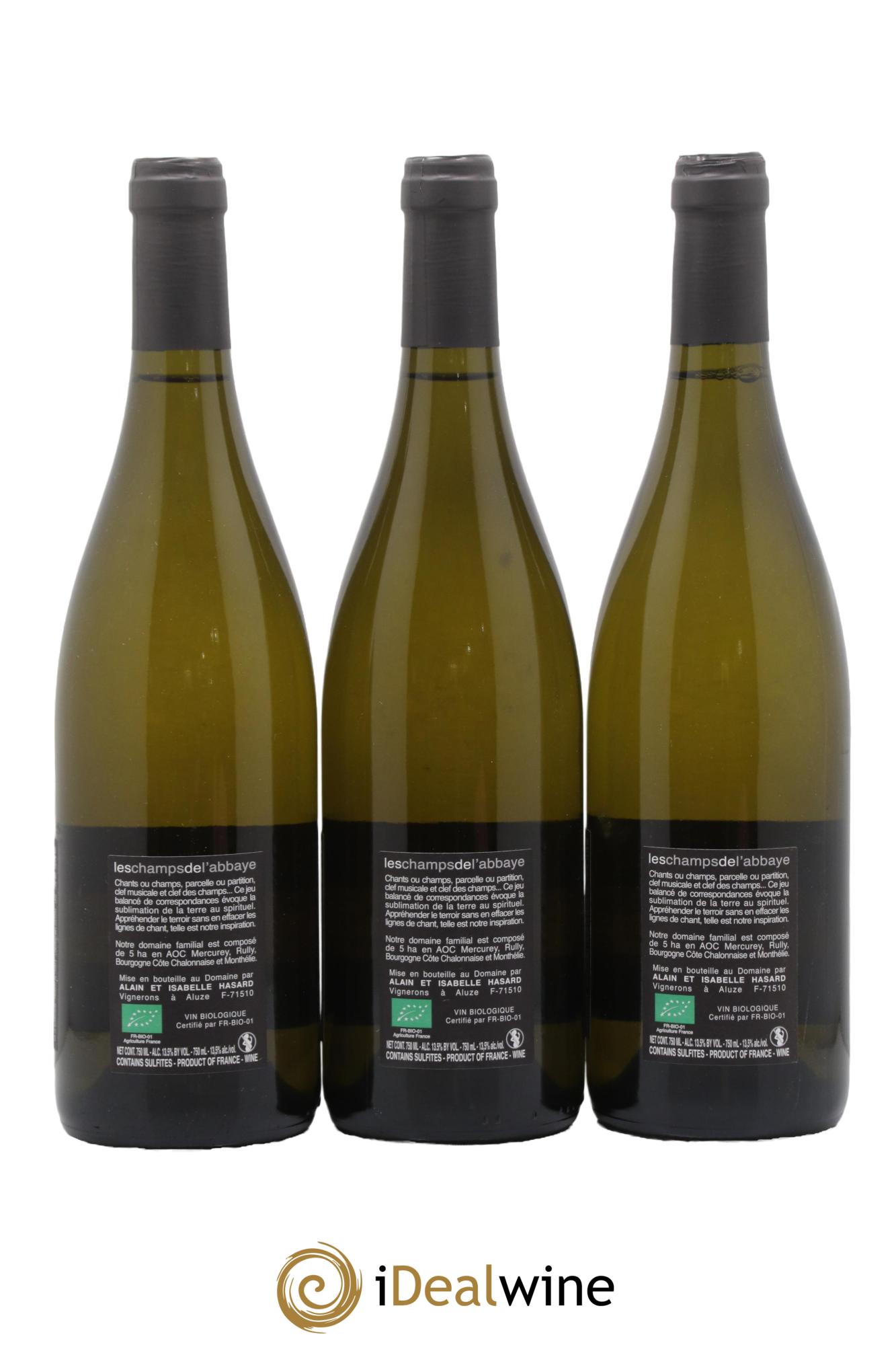 Rully Les Champs De L'Abbaye Chatalienne 2023 - Lot de 3 bouteilles - 1