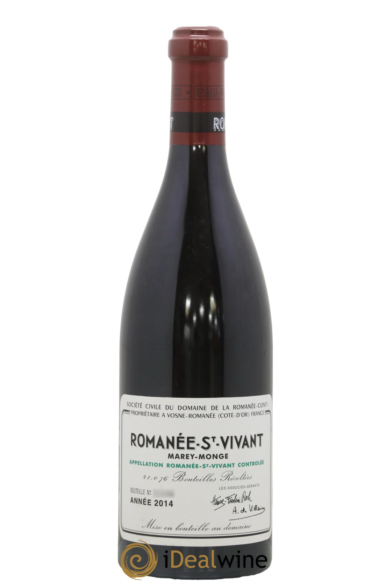 Romanée-Saint-Vivant Grand Cru Domaine de la Romanée-Conti 2014 - Lotto di 1 bottiglia - 0