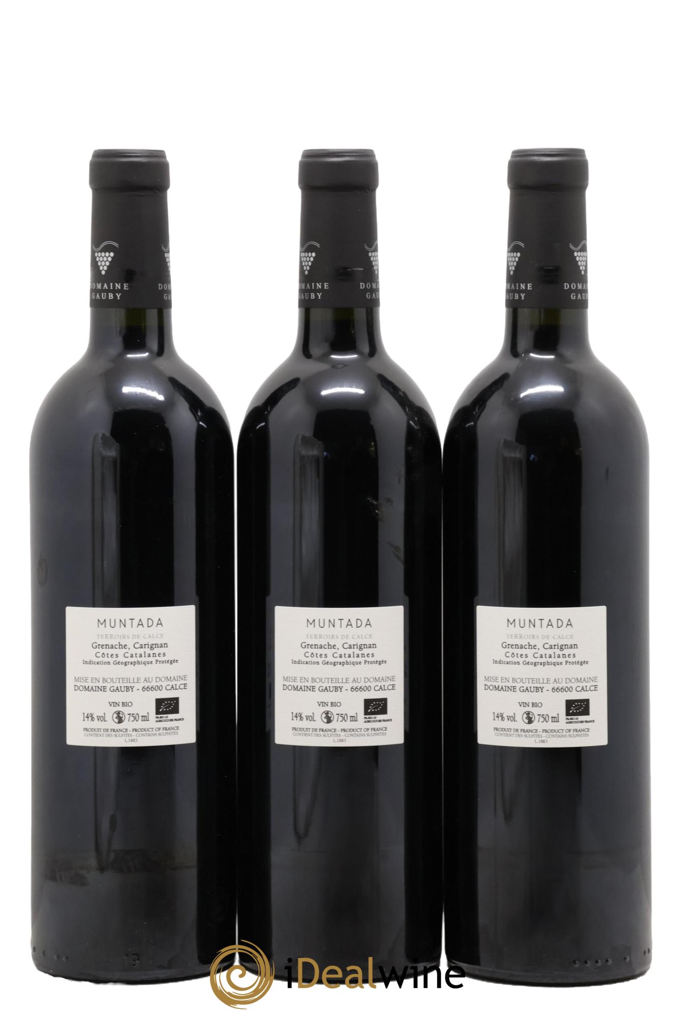 Côtes Catalanes (anciennement Côtes du Roussillon Villages) La Muntada Gauby (Domaine) 2018 - Lot of 3 bottles - 1