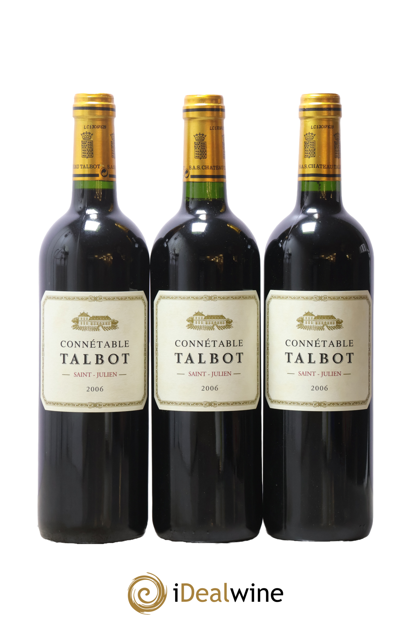 Connétable de Talbot Second Vin 2006 - Lot de 3 bouteilles - 0