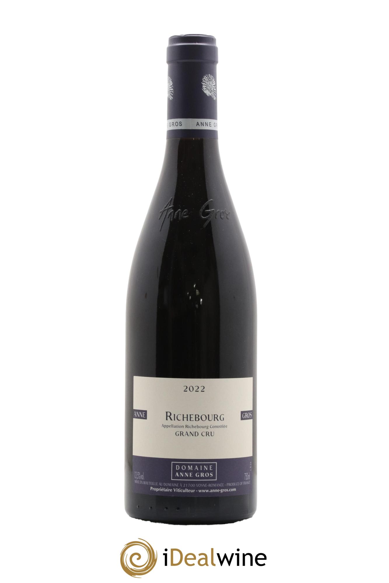 Richebourg Grand Cru Anne Gros 2022 - Lot de 1 bouteille - 0