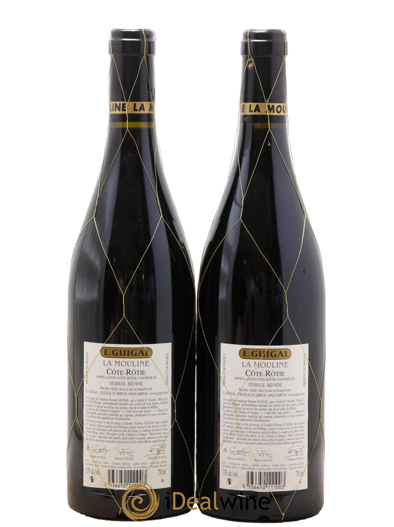 Côte-Rôtie La Mouline Guigal 2011 - Lotto di 2 bottiglie - 1