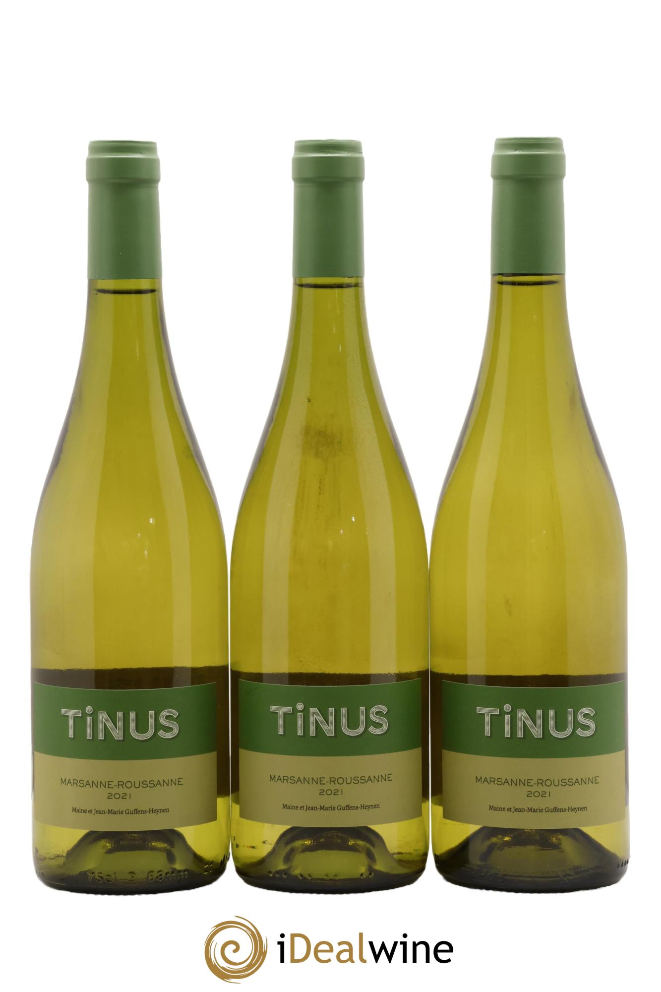 Vin de France Château des Tourettes Tinus Marsanne Roussanne Jean-Marie Guffens 2021 - Lot de 3 bouteilles - 0