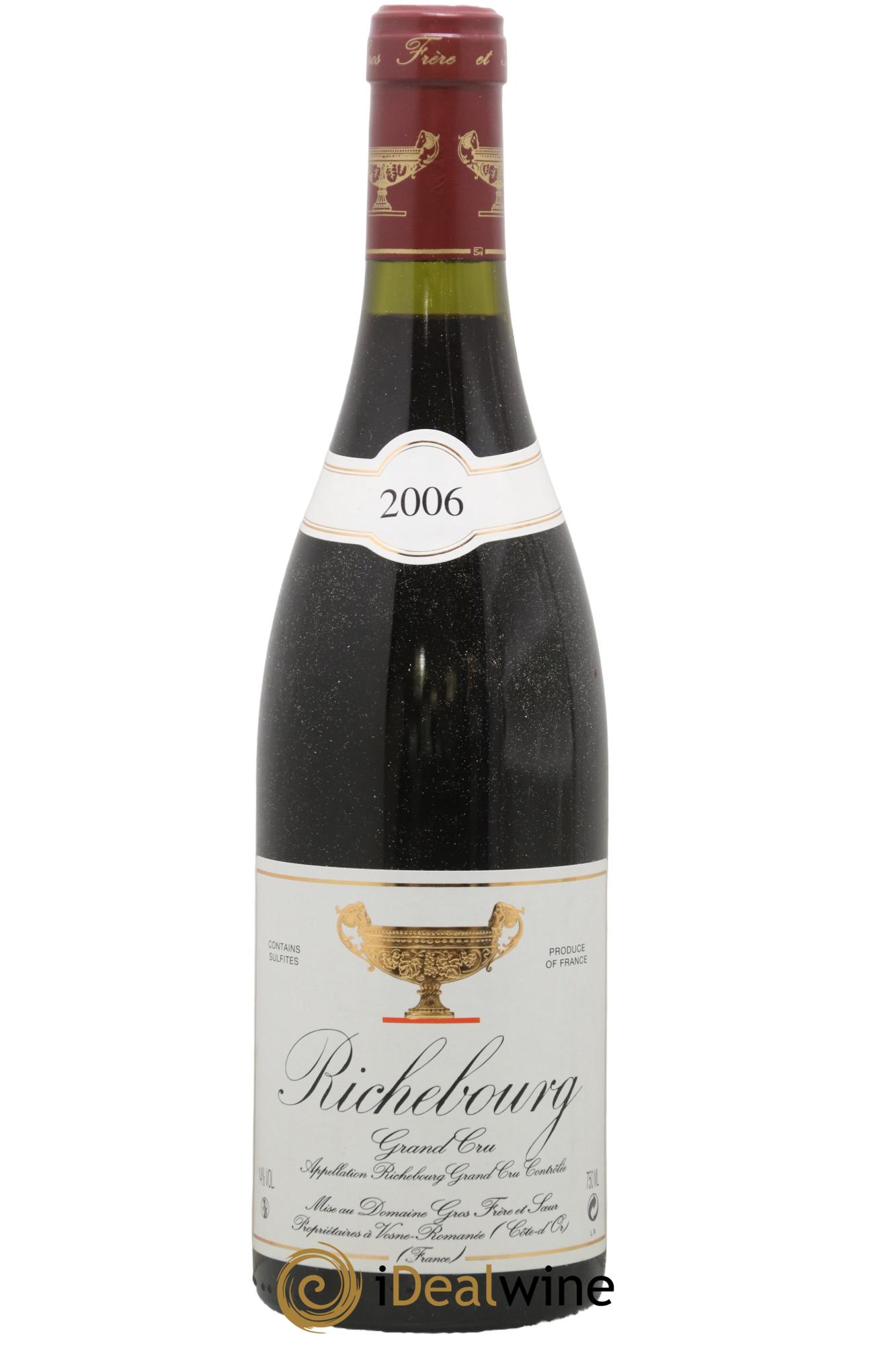 Richebourg Grand Cru Gros Frère & Soeur 2006 - Lot of 1 bottle - 0