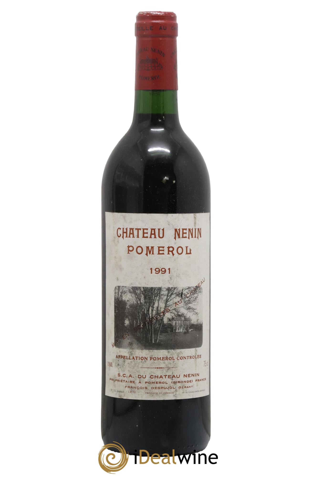 Château Nenin 1991 - Lot of 1 bottle - 0