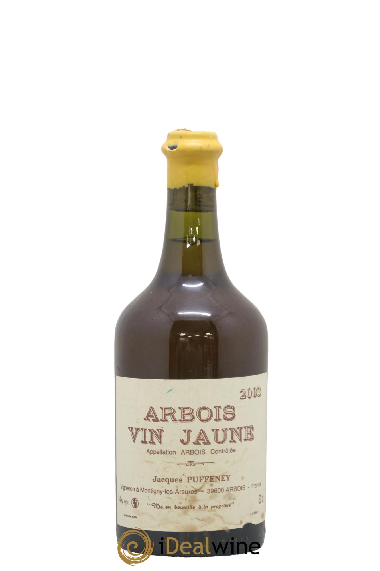 Arbois Vin Jaune Jacques Puffeney 2003 - Lot of 1 Clavelin - 0