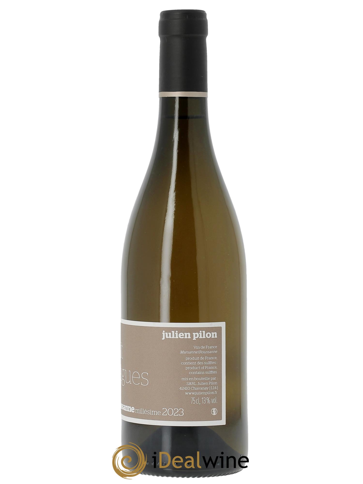 IGP Collines Rhodaniennes Le Bruit des vagues Julien Pilon 2023 - Lot de 1 bouteille - 1