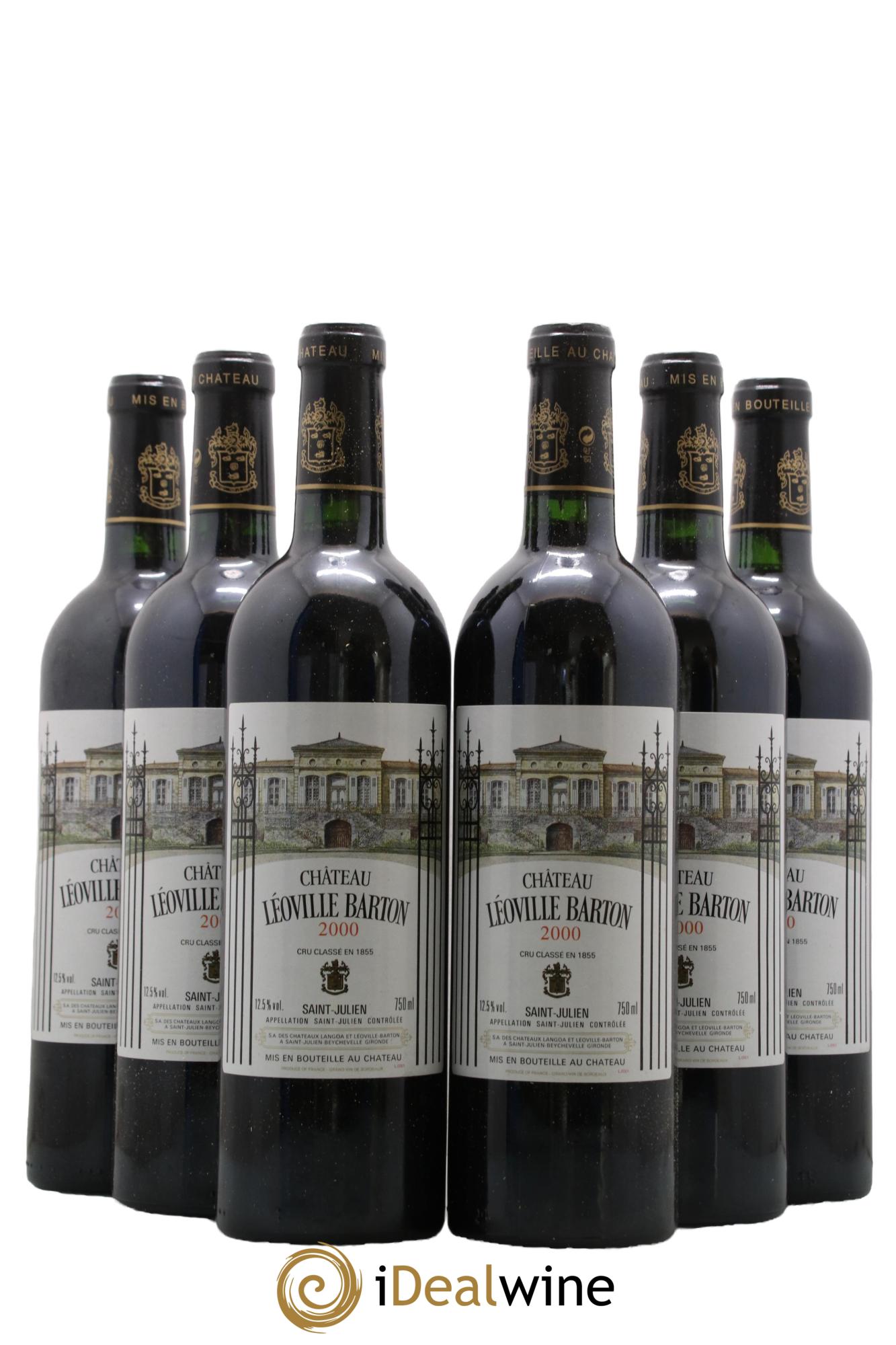 Château Léoville Barton 2ème Grand Cru Classé 2000 - Lot de 6 bouteilles - 0