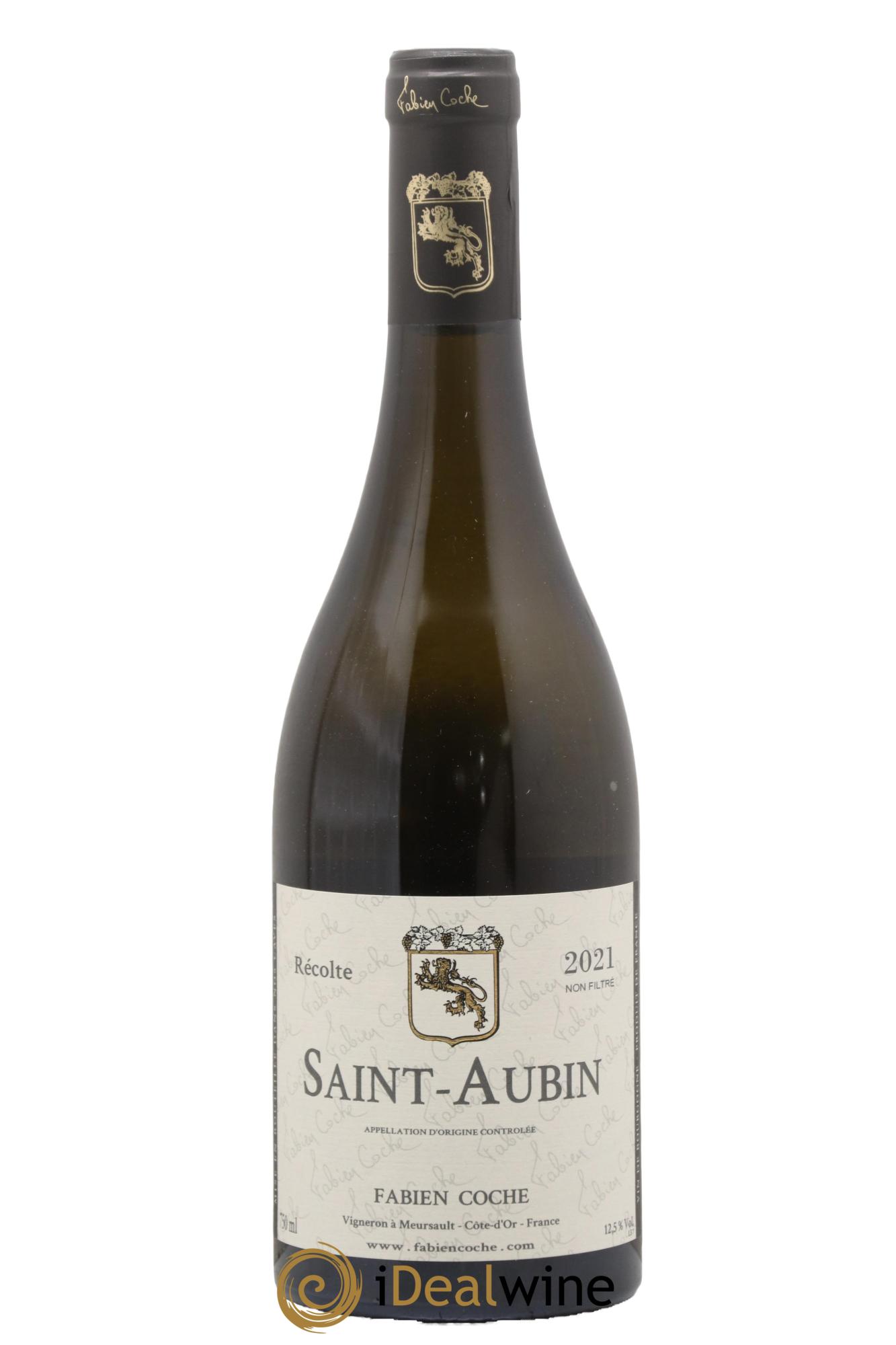 Saint-Aubin Fabien Coche 2021 - Lot de 1 bouteille - 0