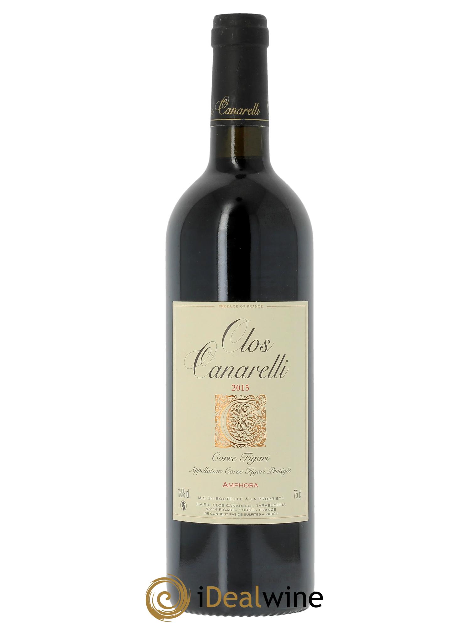 Figari Amphora Clos Canarelli 2015 - Lot de 1 bouteille - 0