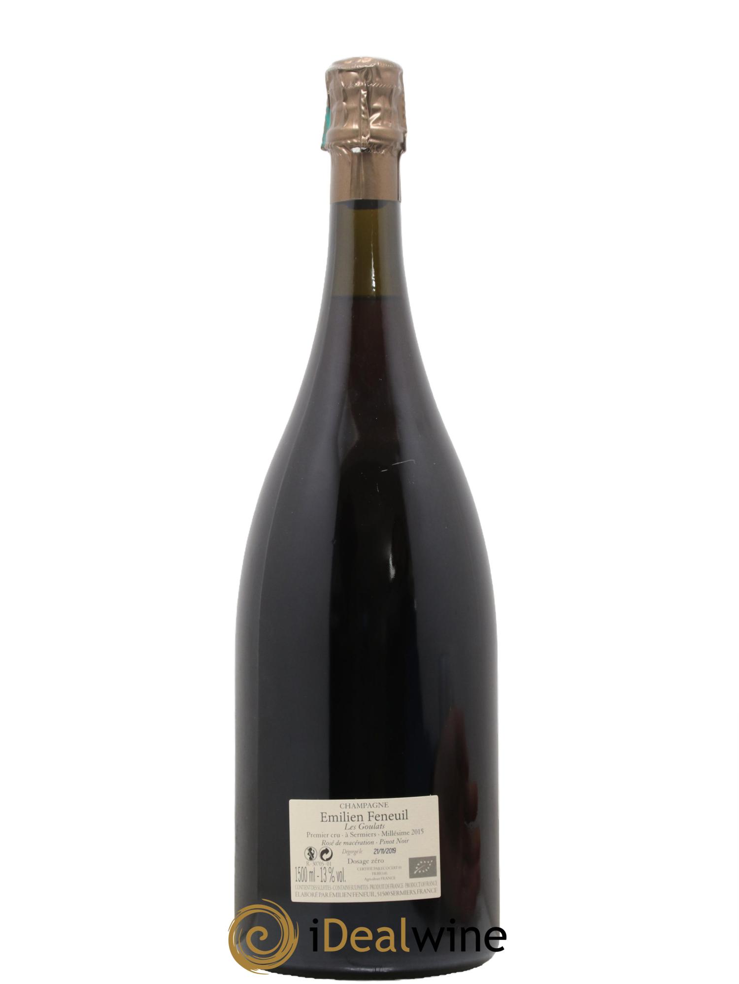 Champagne - Les Goulats Emilien Feneuil 2015 - Lot de 1 magnum - 1