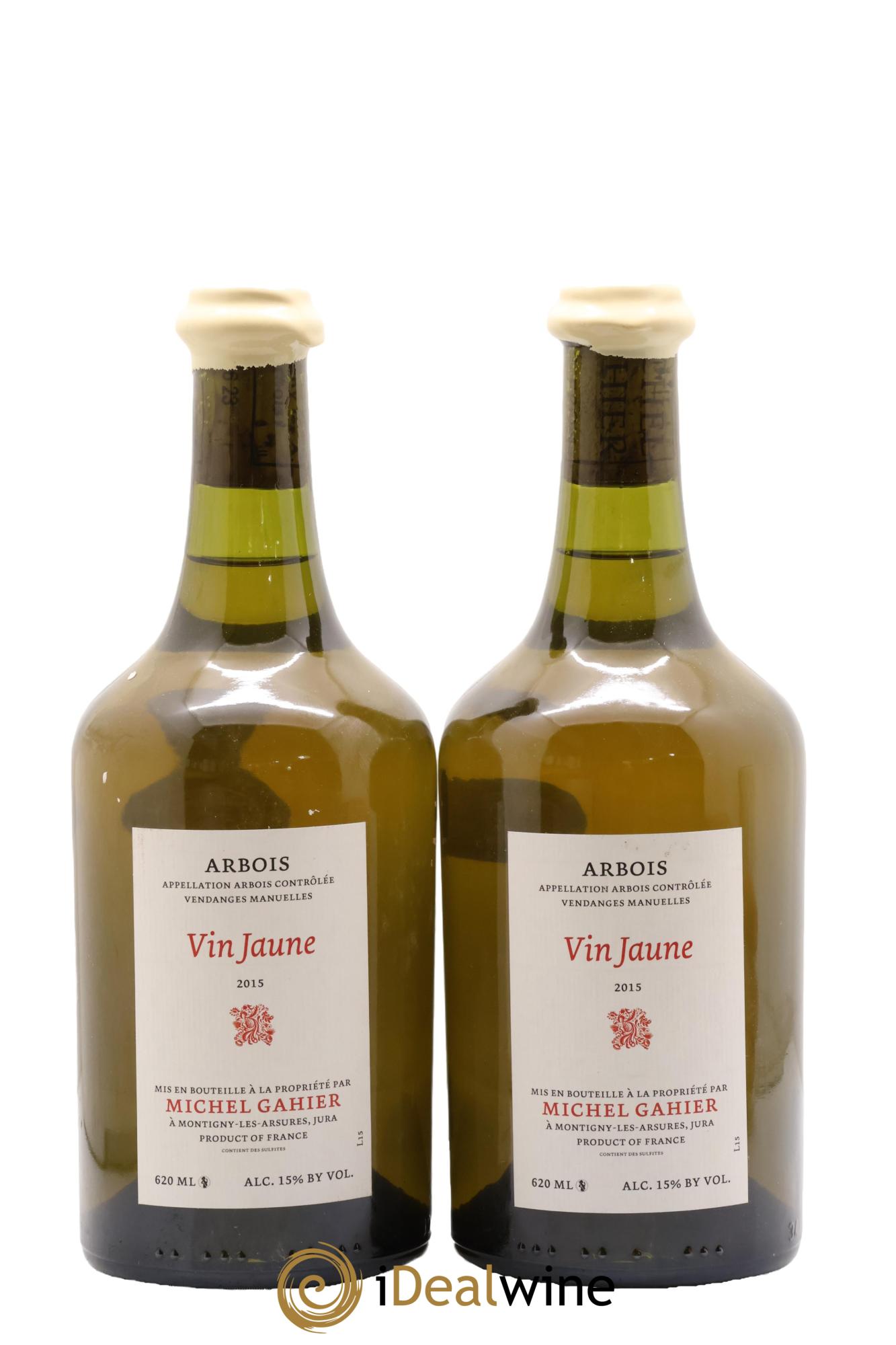 Arbois Vin Jaune Michel Gahier 2015 - Lot de 2 clavelins - 0