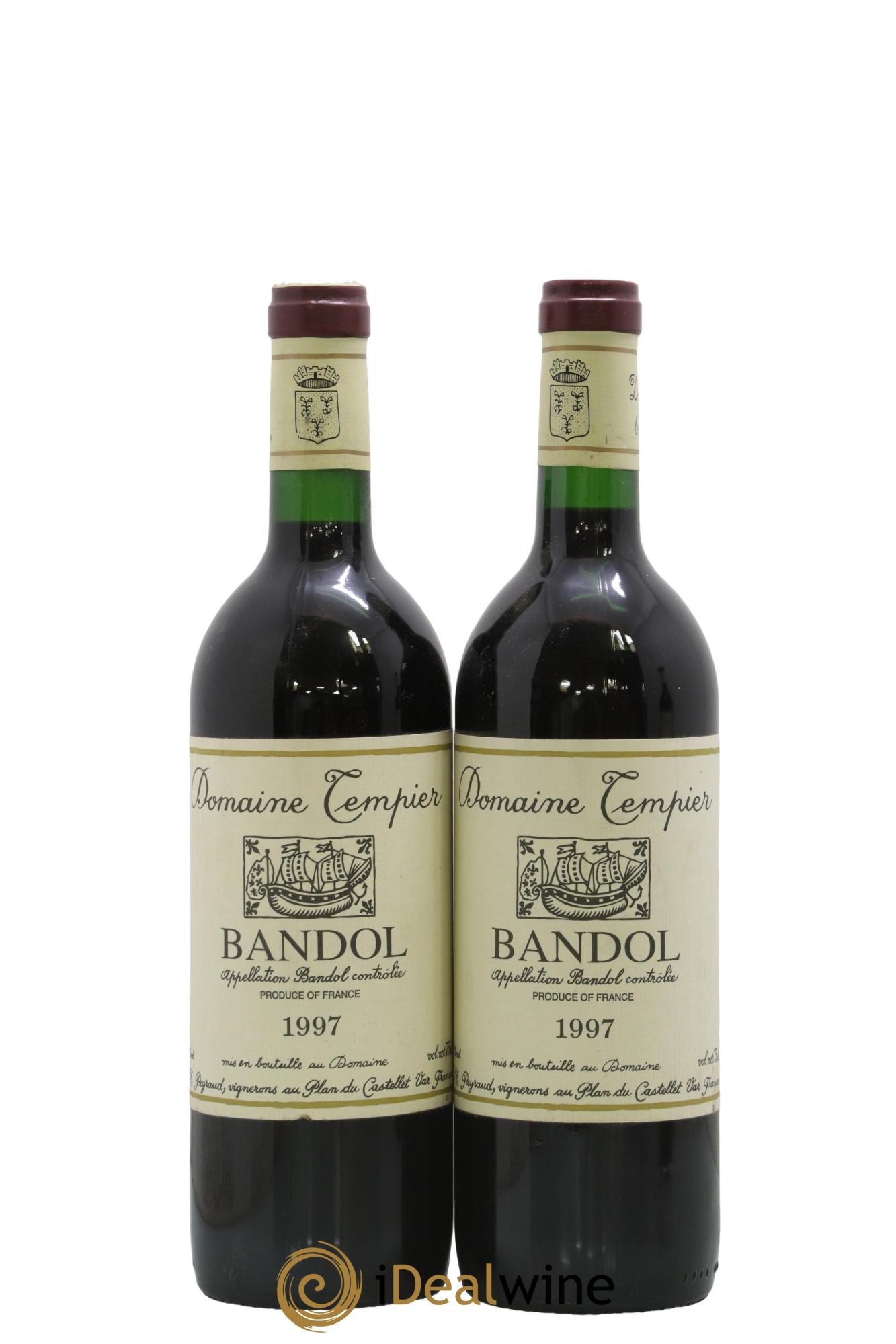Bandol Domaine Tempier Famille Peyraud 1997 - Lot de 2 bouteilles - 0