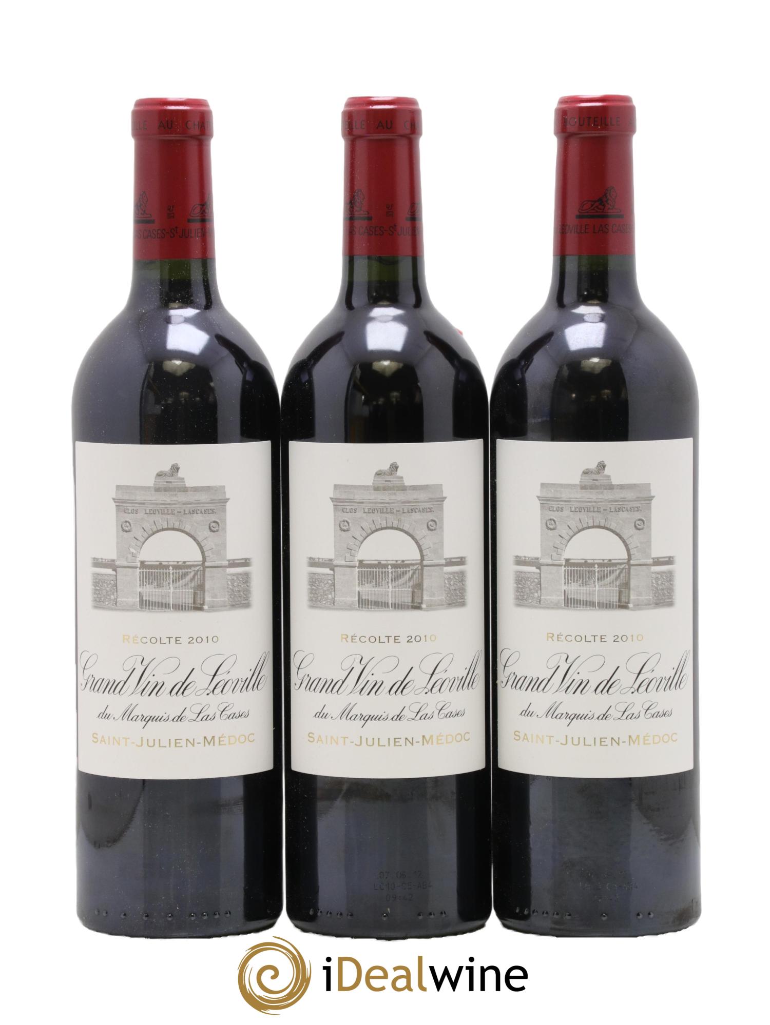 Château Léoville Las Cases 2ème Grand Cru Classé 2010 - Lotto di 6 bottiglie - 3