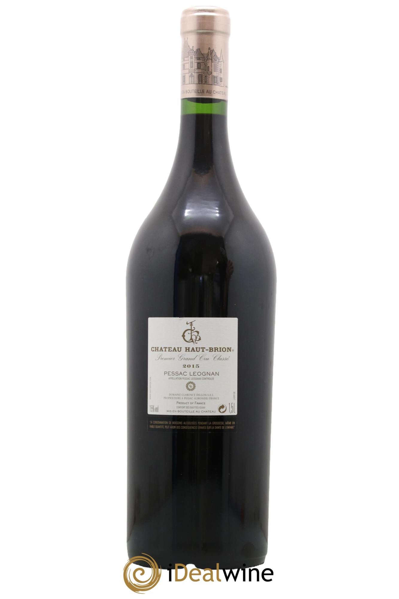 Château Haut Brion 1er Grand Cru Classé 2015 - Lot de 1 magnum - 1