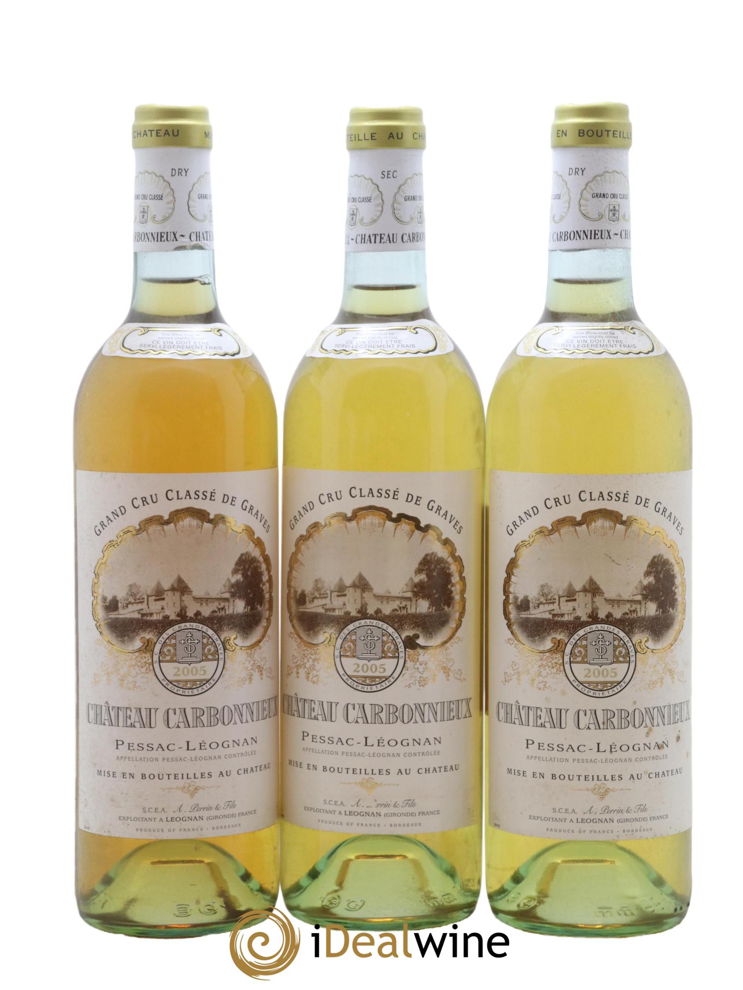Château Carbonnieux Cru Classé de Graves 2005 - Lot de 6 bouteilles - 2