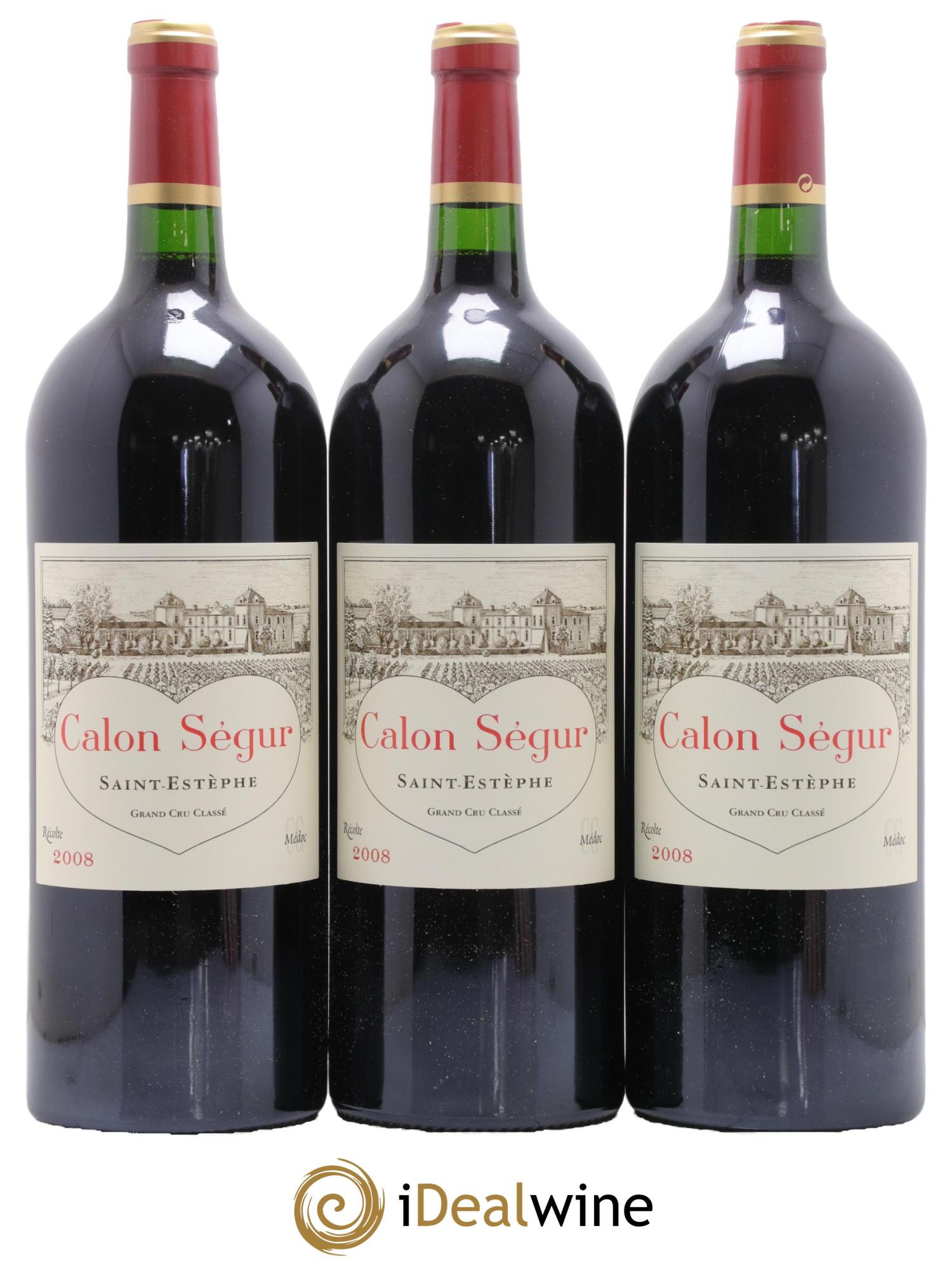 Château Calon Ségur 3ème Grand Cru Classé 2008 - Lot de 6 magnums - 2
