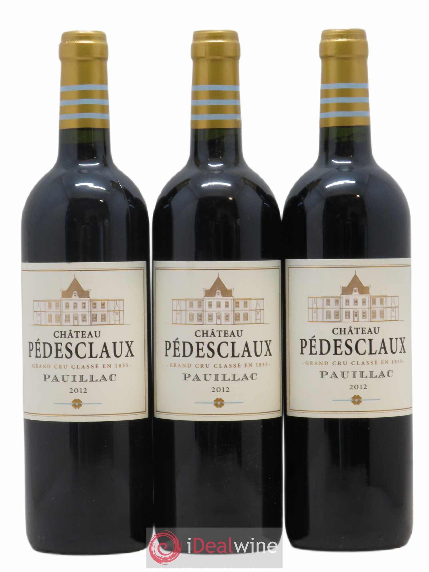 Château Pedesclaux 5ème Grand Cru Classé 2012 - Posten von 3 Flaschen - 0