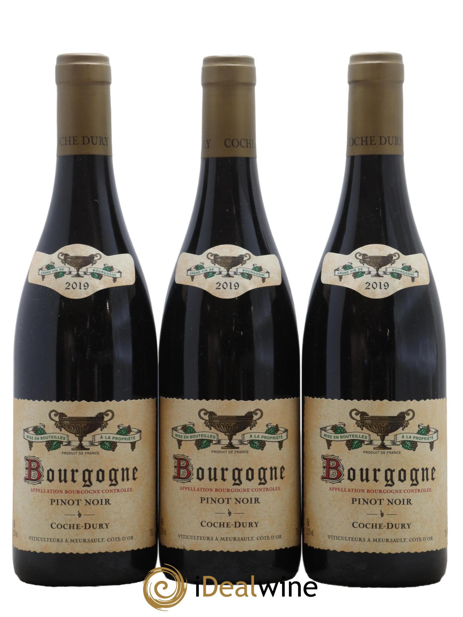 Bourgogne Coche Dury (Domaine) 2019 - Lot de 3 bouteilles - 0