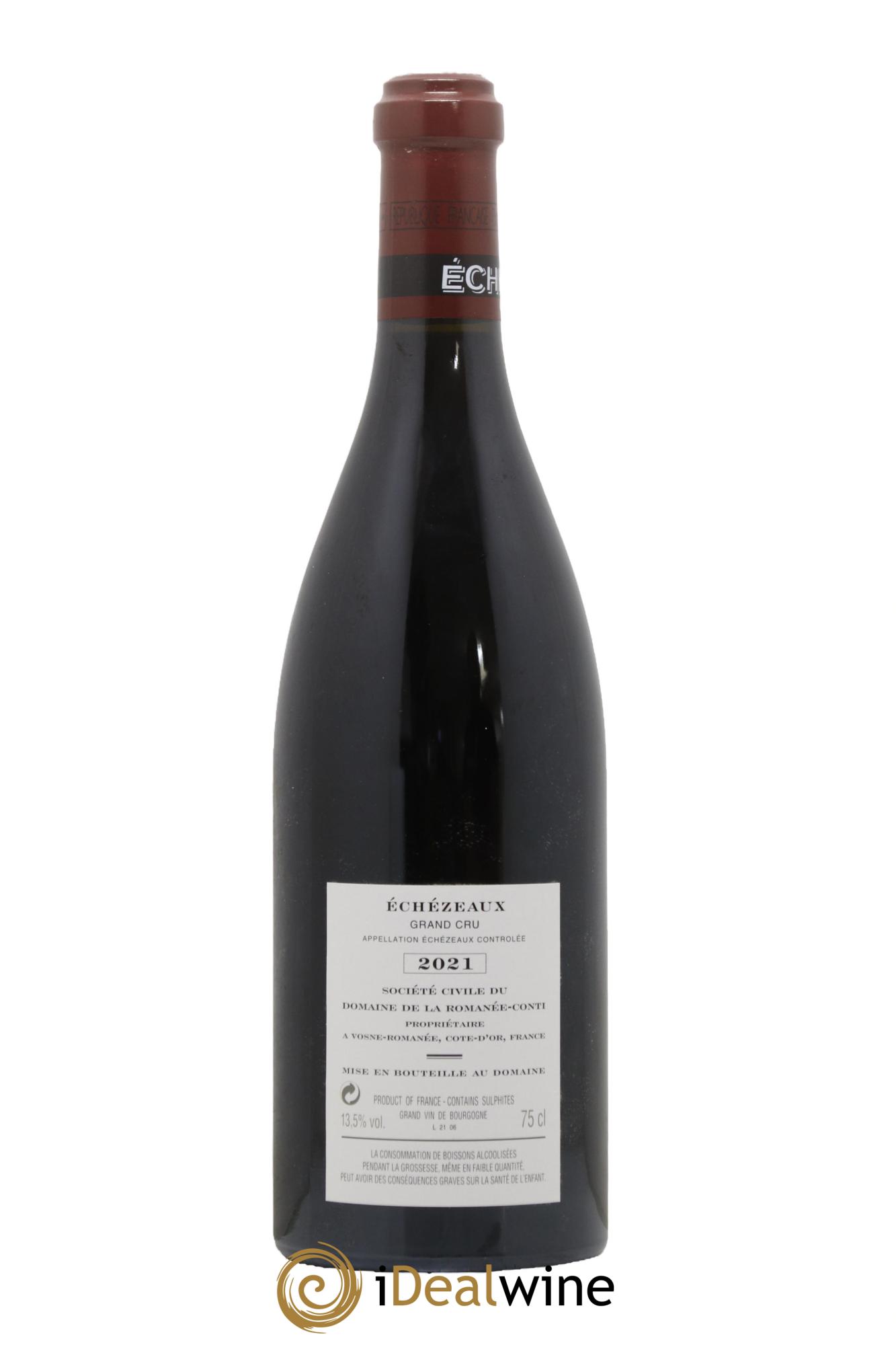Echezeaux Grand Cru Domaine de la Romanée-Conti 2021 - Posten von 1 Flasche - 1