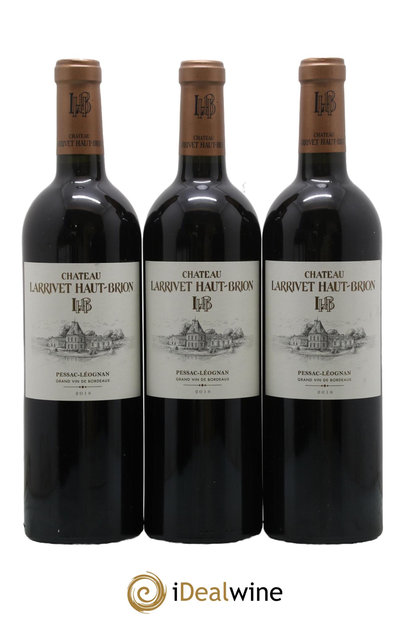 Château Larrivet Haut-Brion 2018 - Lotto di 6 bottiglie - 2