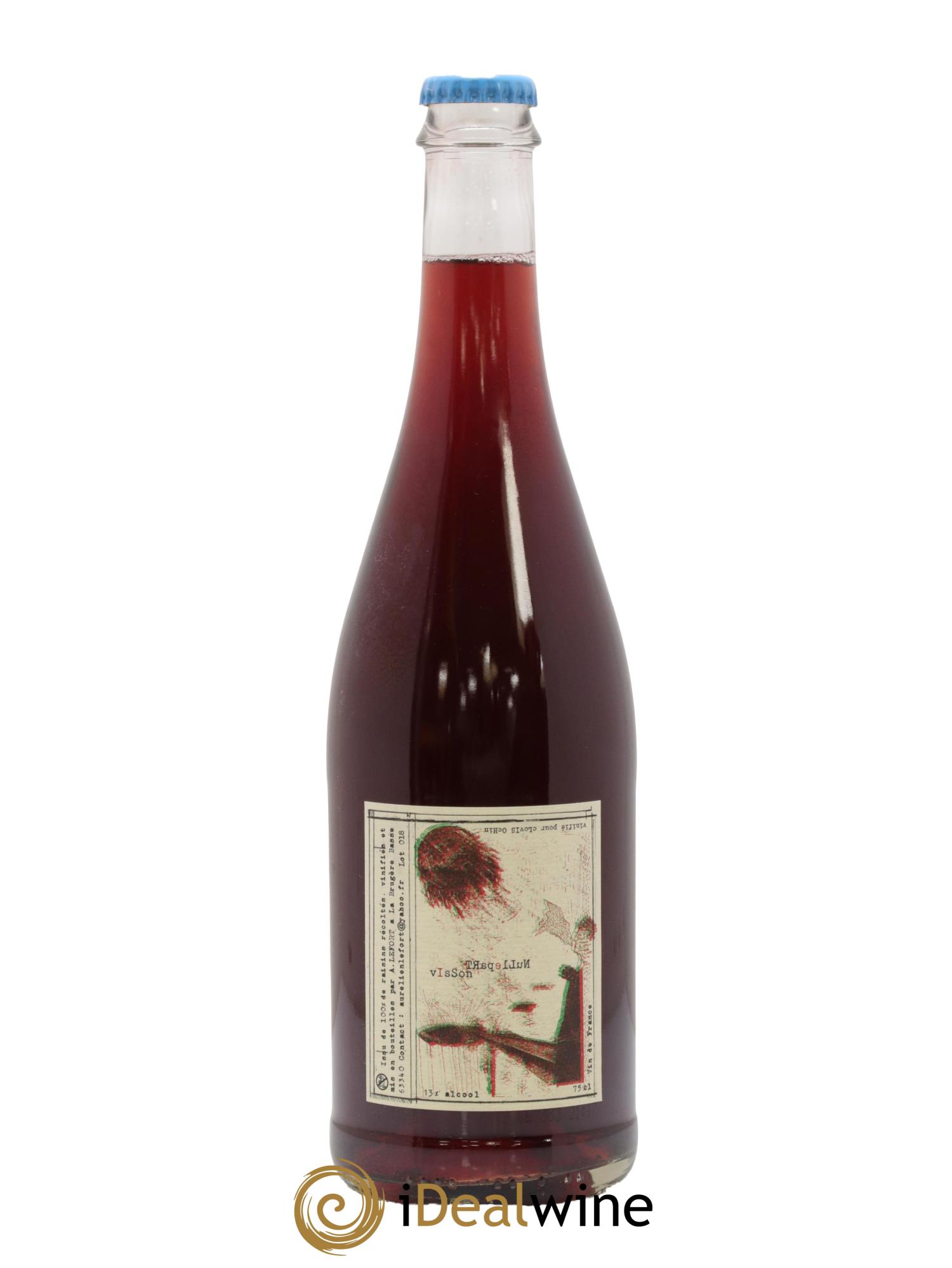 Vin de France Nulle Part Visson Aurélien Lefort 2018 - Lot de 1 bouteille - 0