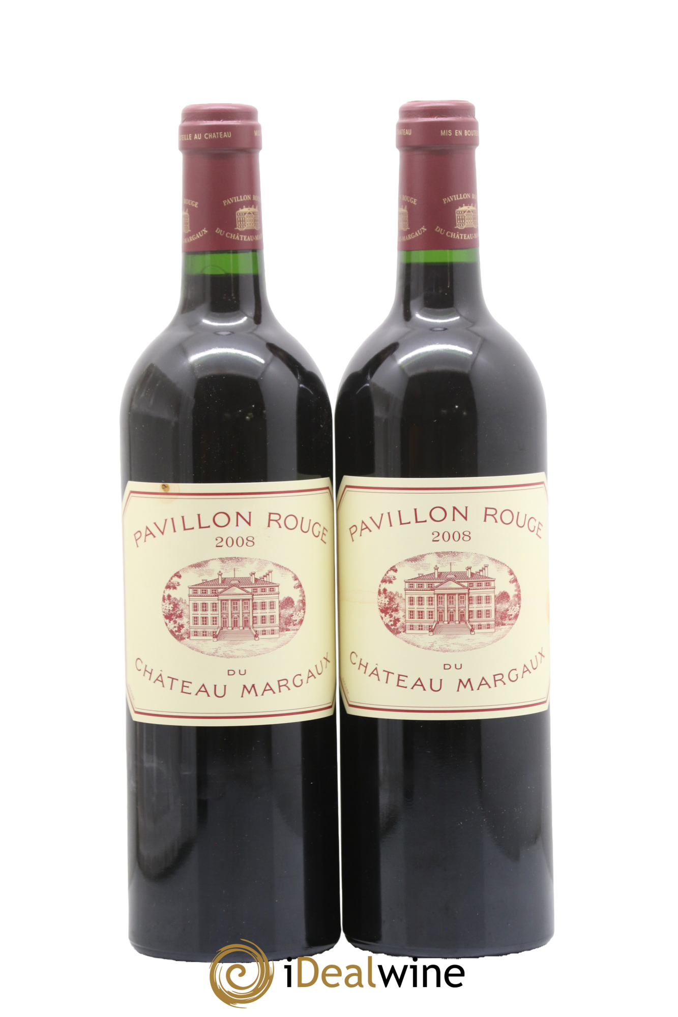 Pavillon Rouge du Château Margaux Second Vin 2008 - Lotto di 2 bottiglie - 0
