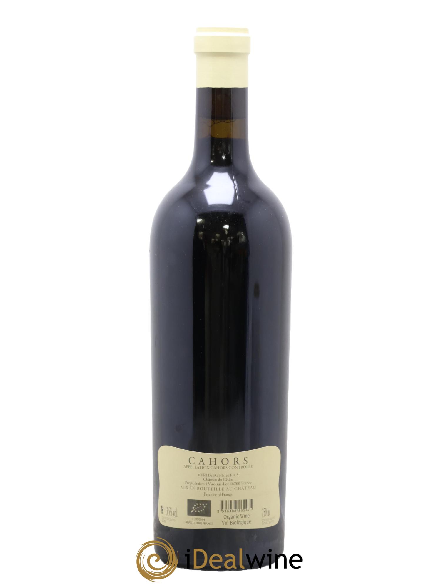 Cahors Château du Cèdre Cuvée Le Cèdre Pascal et Jean-Marc Verhaeghe 2023 - Lot de 1 bouteille - 1