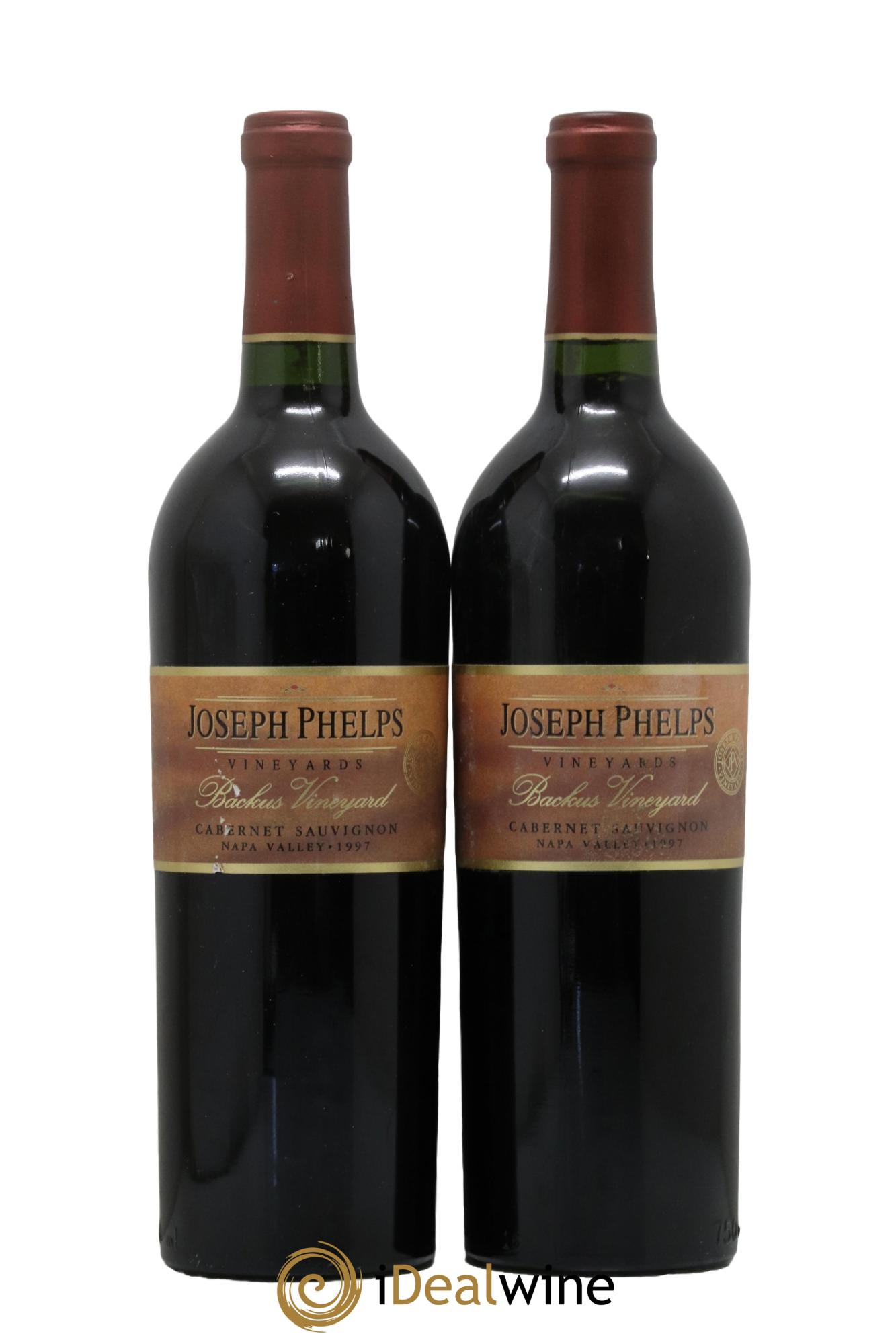 Napa Valley Backus Joseph Phelps 1997 - Lot of 2 bottles - 0