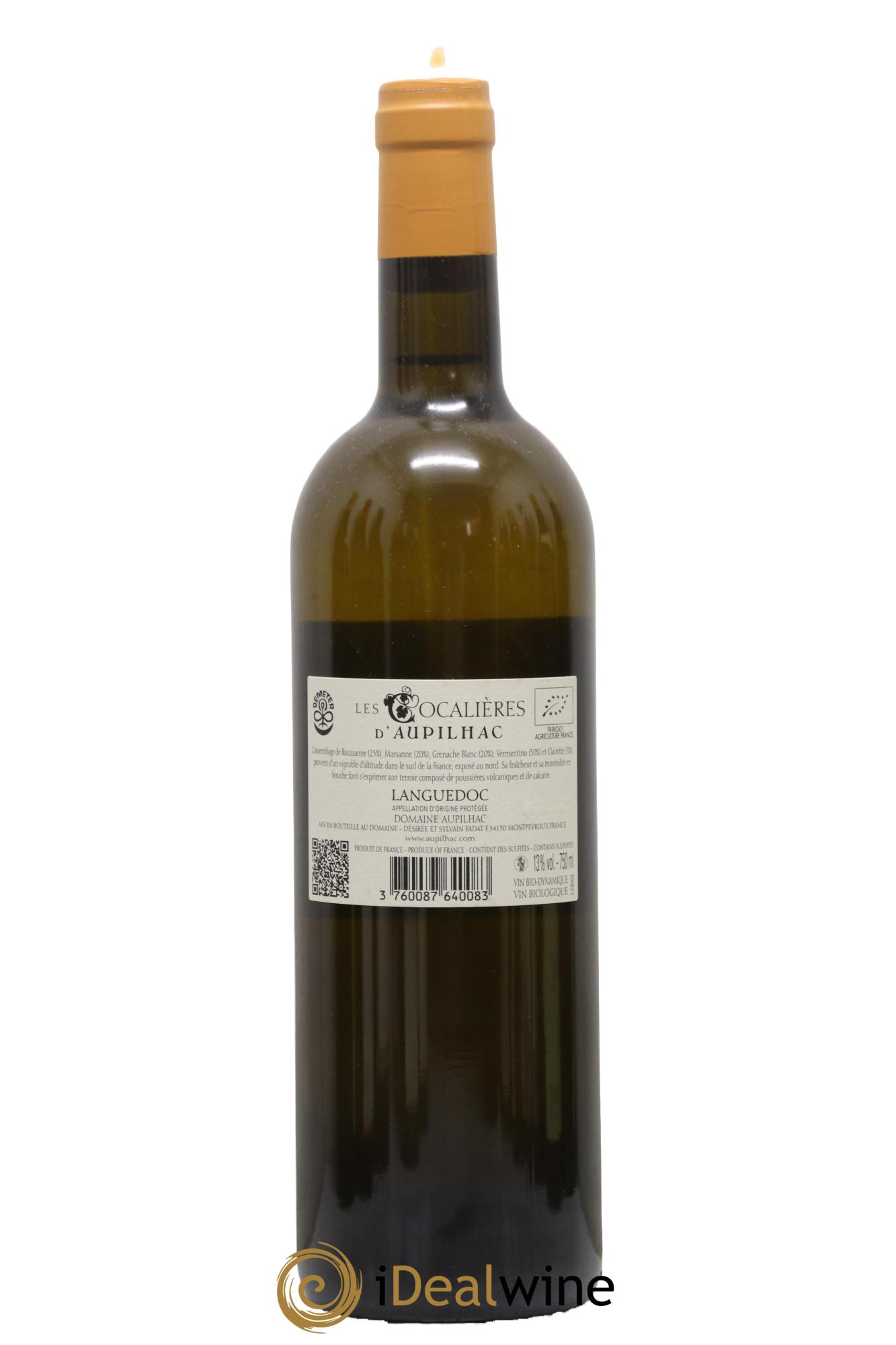 Languedoc Aupilhac (Domaine d') Les Cocalières Sylvain Fadat 2023 - Lotto di 1 bottiglia - 1