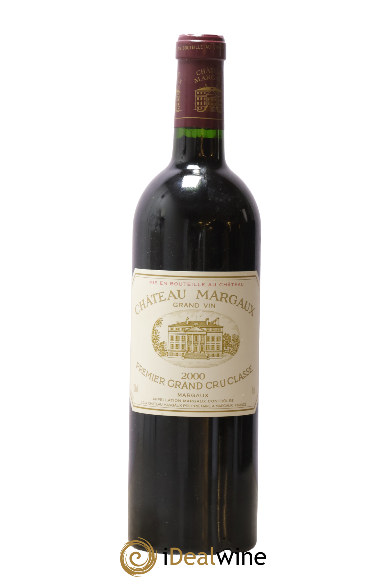 Château Margaux 1er Grand Cru Classé 2000 - Lot de 1 bouteille - 0